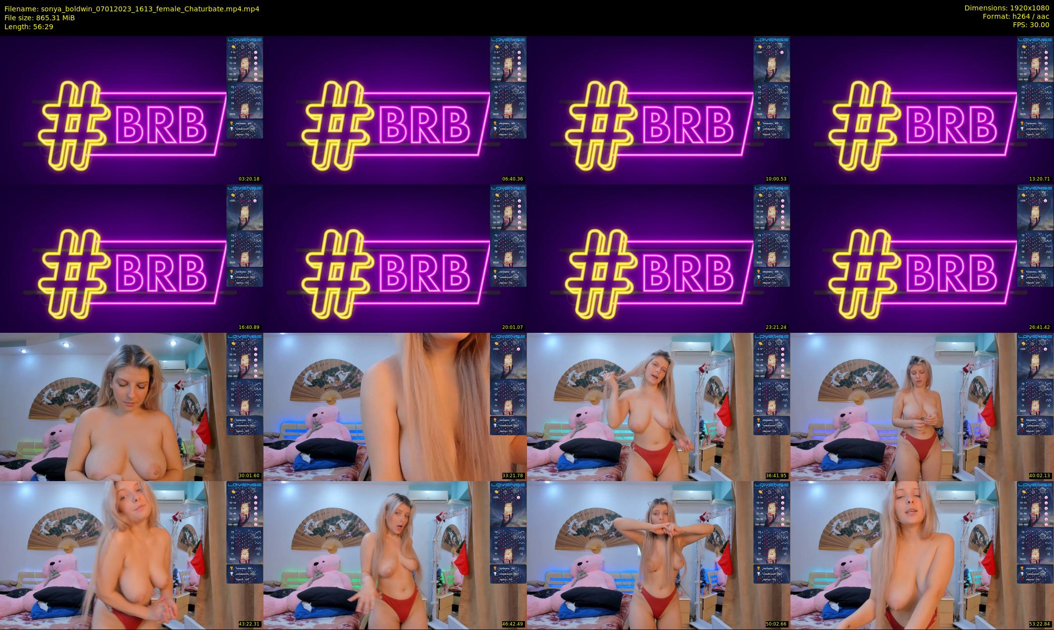 sonya_boldwin — 57 minute Chaturbate female cam show recording, 1080p, Jan 7, 2023