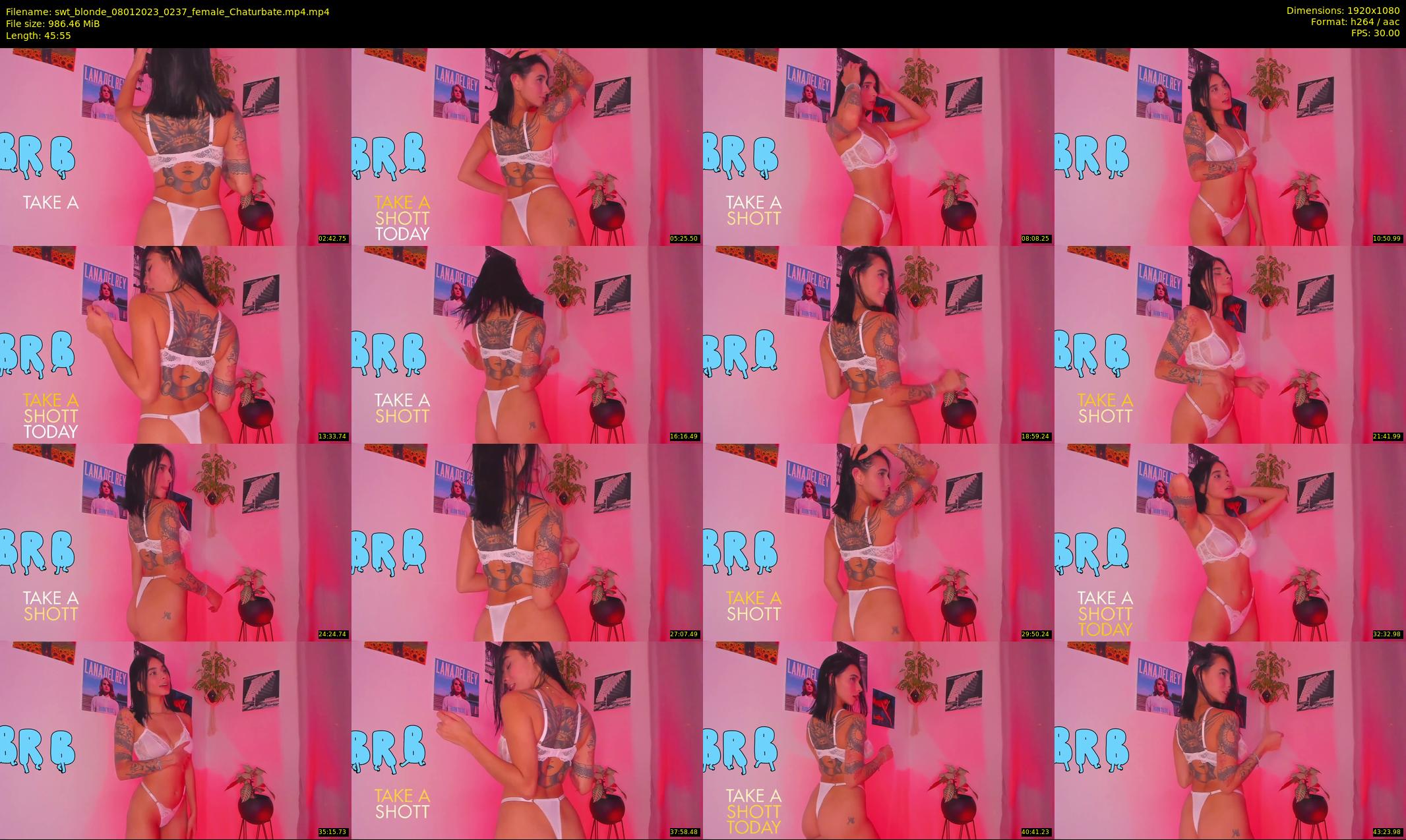 swt_blonde — 46 minute Chaturbate female cam show recording, 1080p, Jan 8, 2023