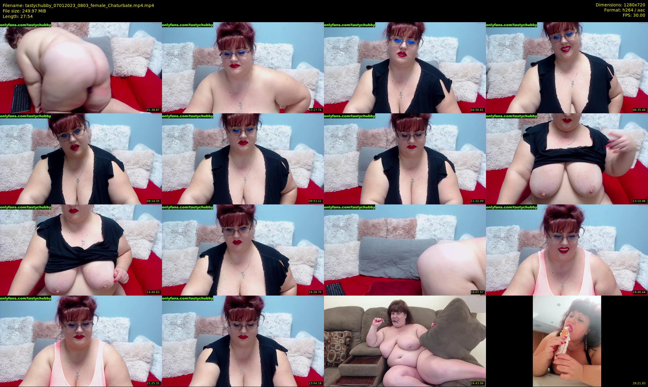tastychubby — 28 minute Chaturbate female cam show recording, 720p, Jan 7, 2023