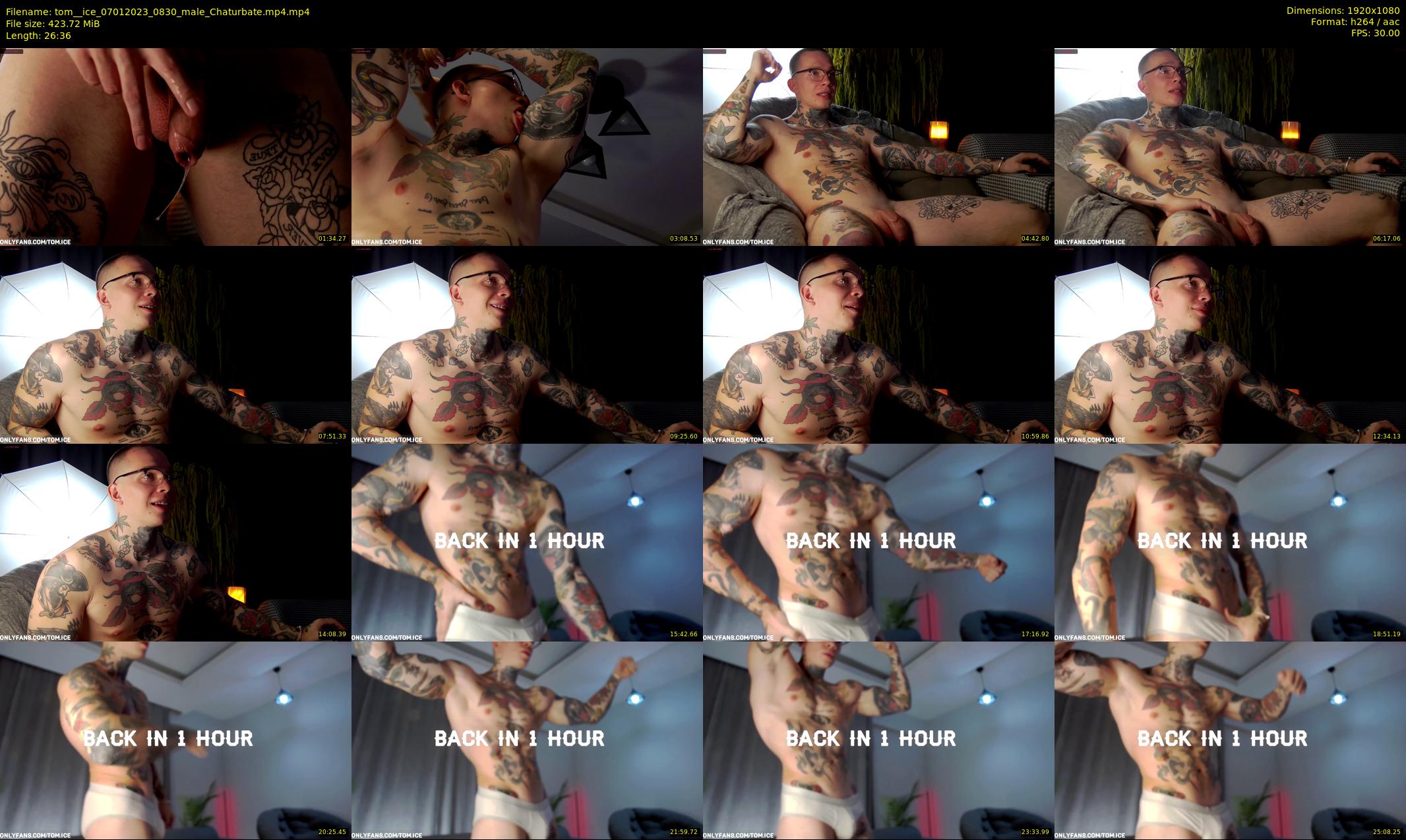 tom__ice — 27 minute Chaturbate male cam show recording, 1080p, Jan 7, 2023