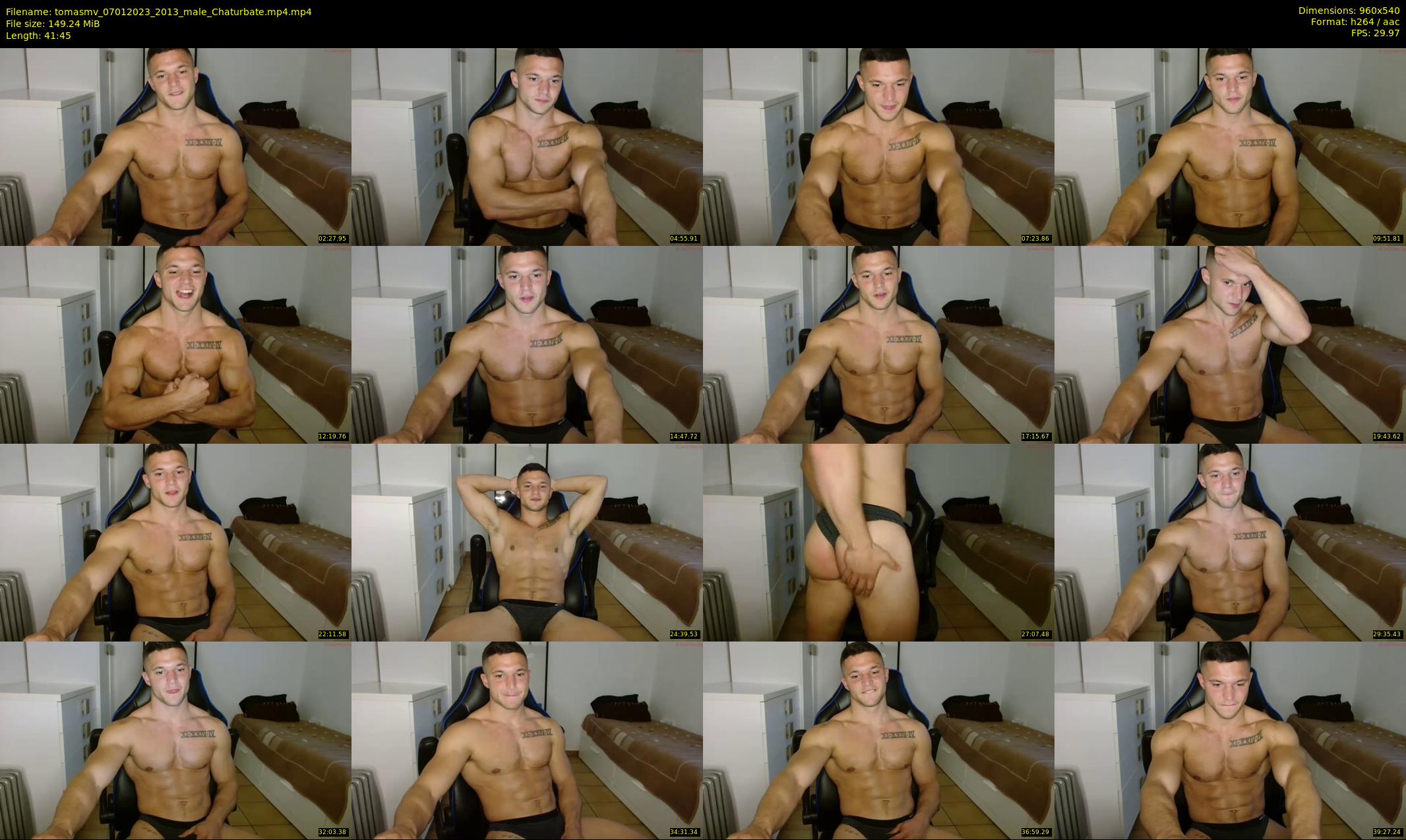 tomasmv — 42 minute Chaturbate male cam show recording, 480p, Jan 7, 2023