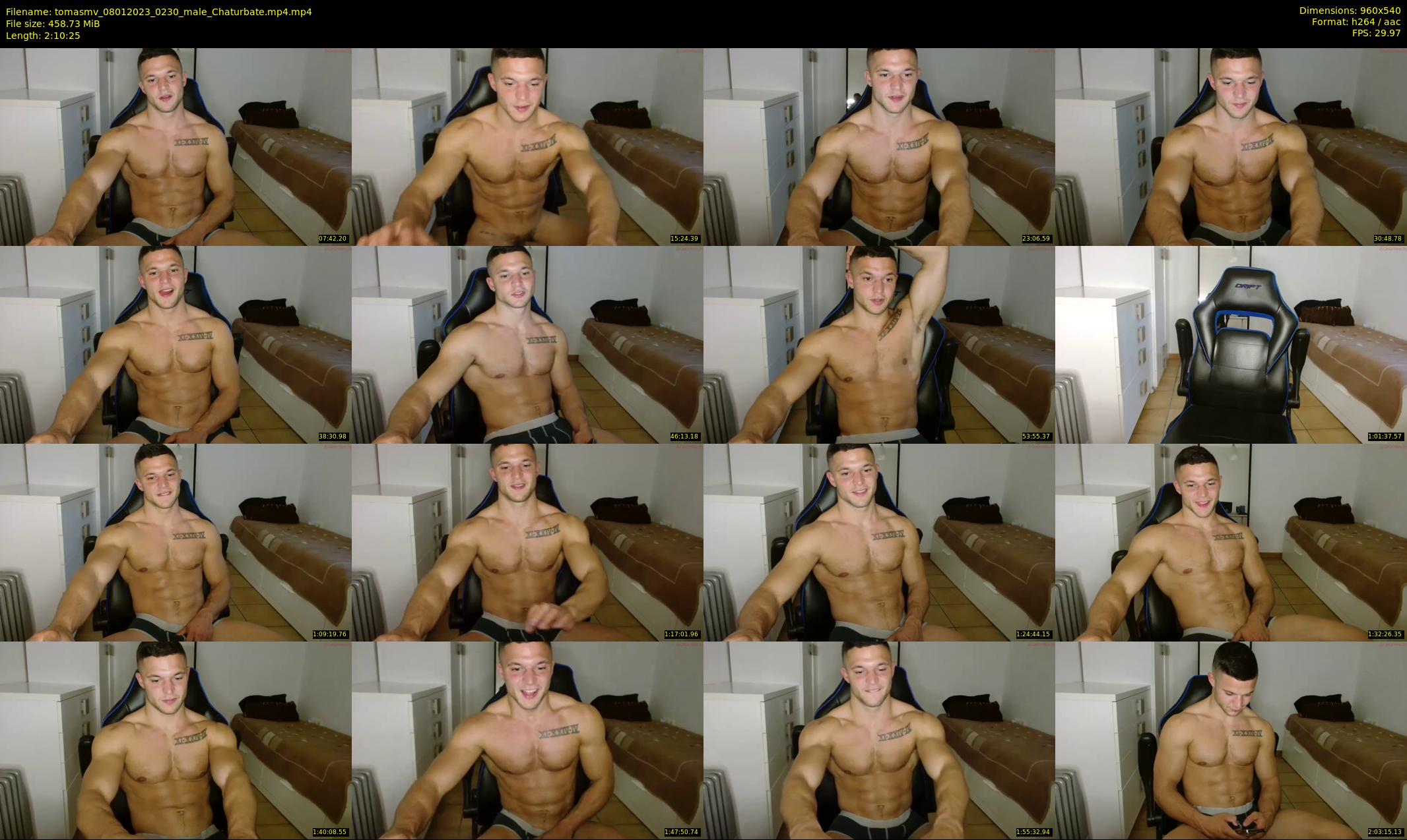 tomasmv — 131 minute Chaturbate male cam show recording, 480p, Jan 8, 2023