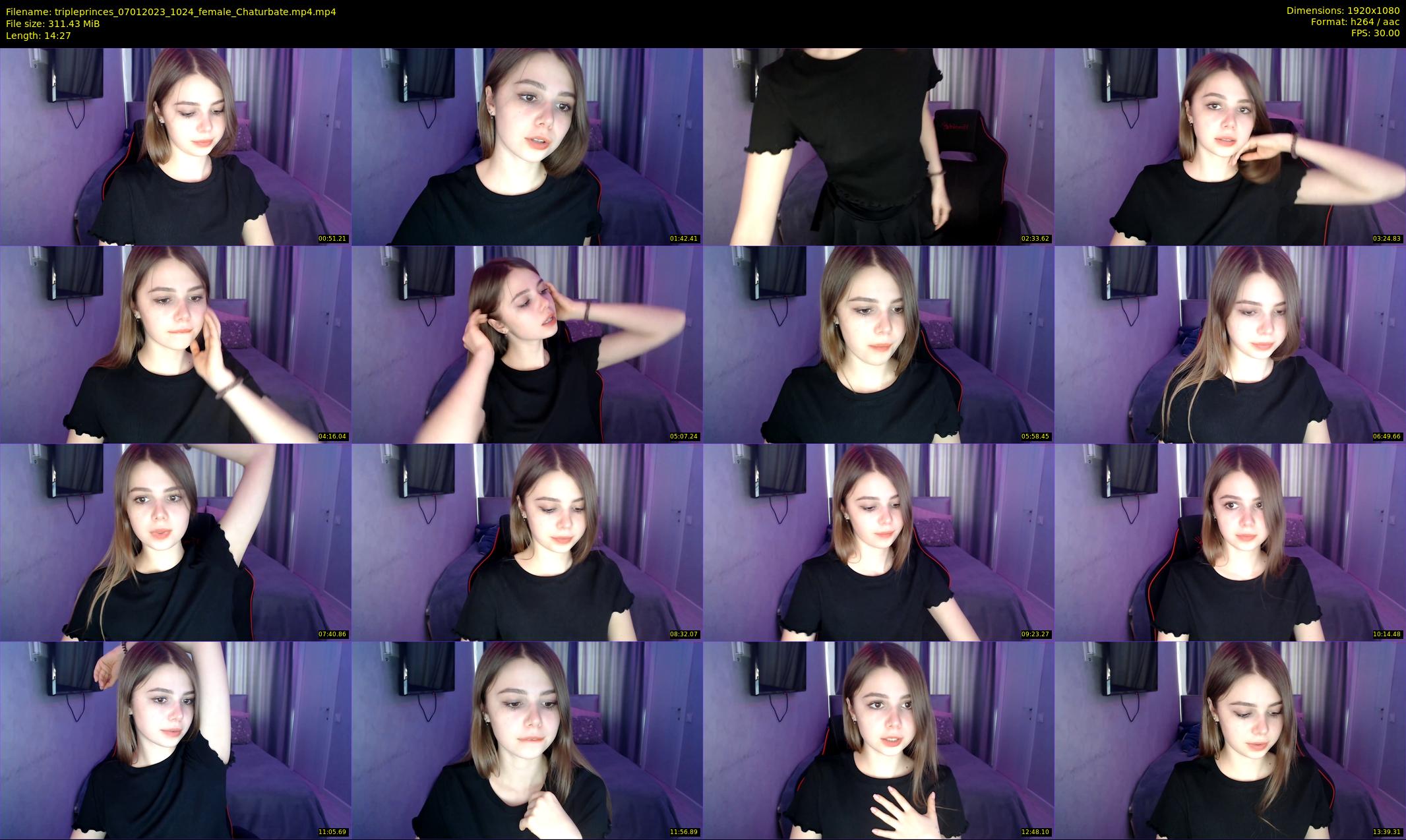 tripleprinces — 15 minute Chaturbate female cam show recording, 1080p, Jan 7, 2023