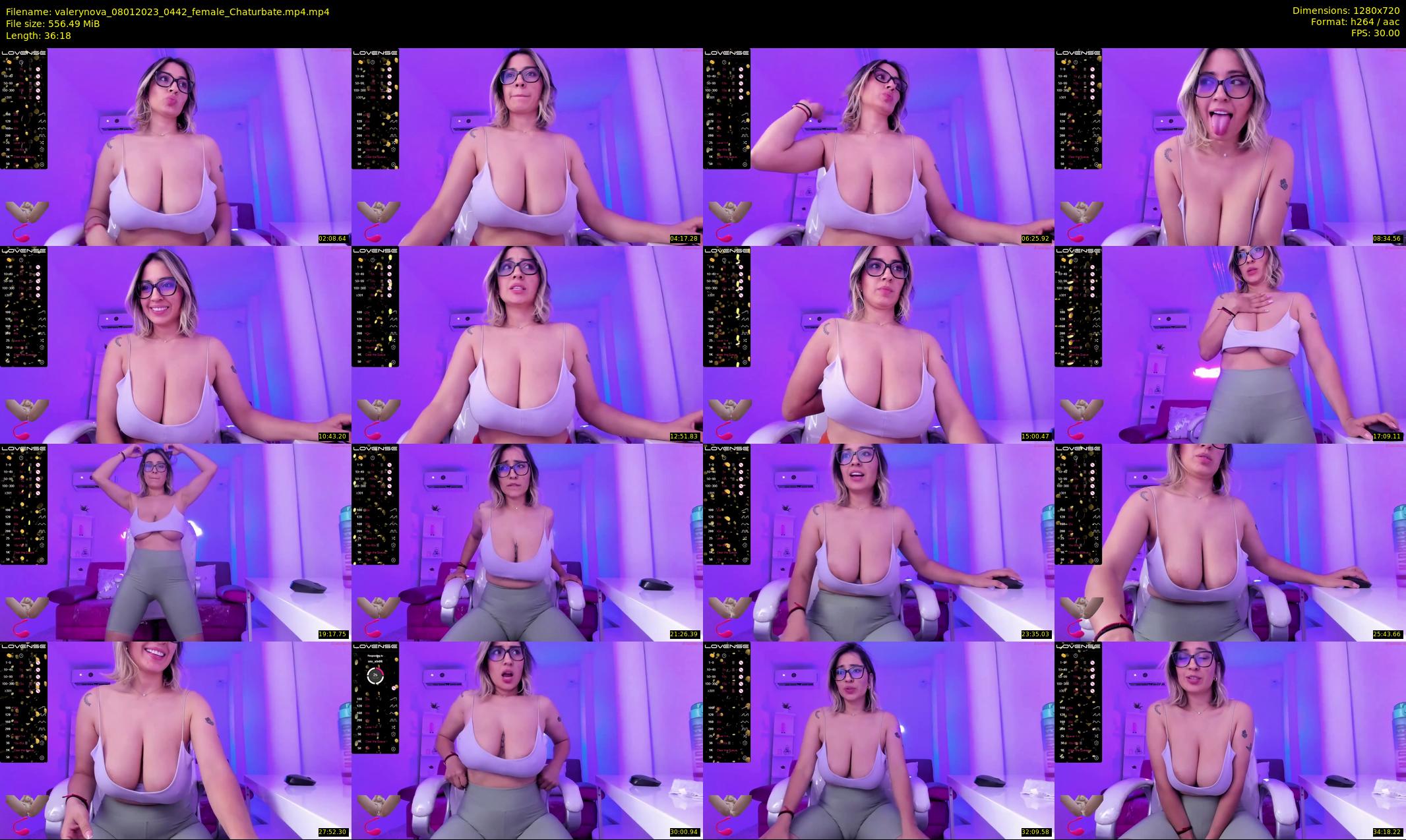valerynova — 37 minute Chaturbate female cam show recording, 720p, Jan 8, 2023
