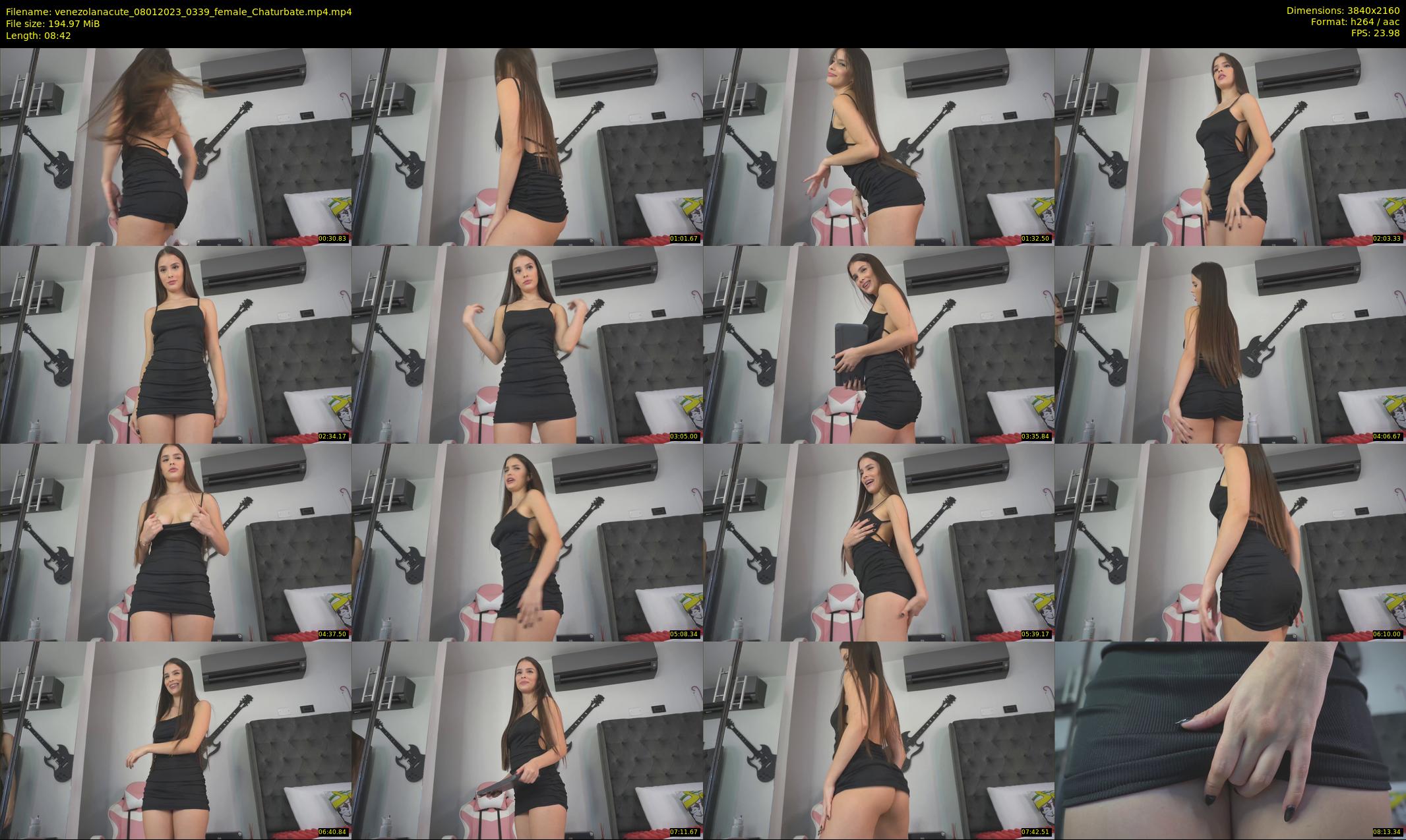 venezolanacute — 9 minute Chaturbate female cam show recording, 4K, Jan 8, 2023