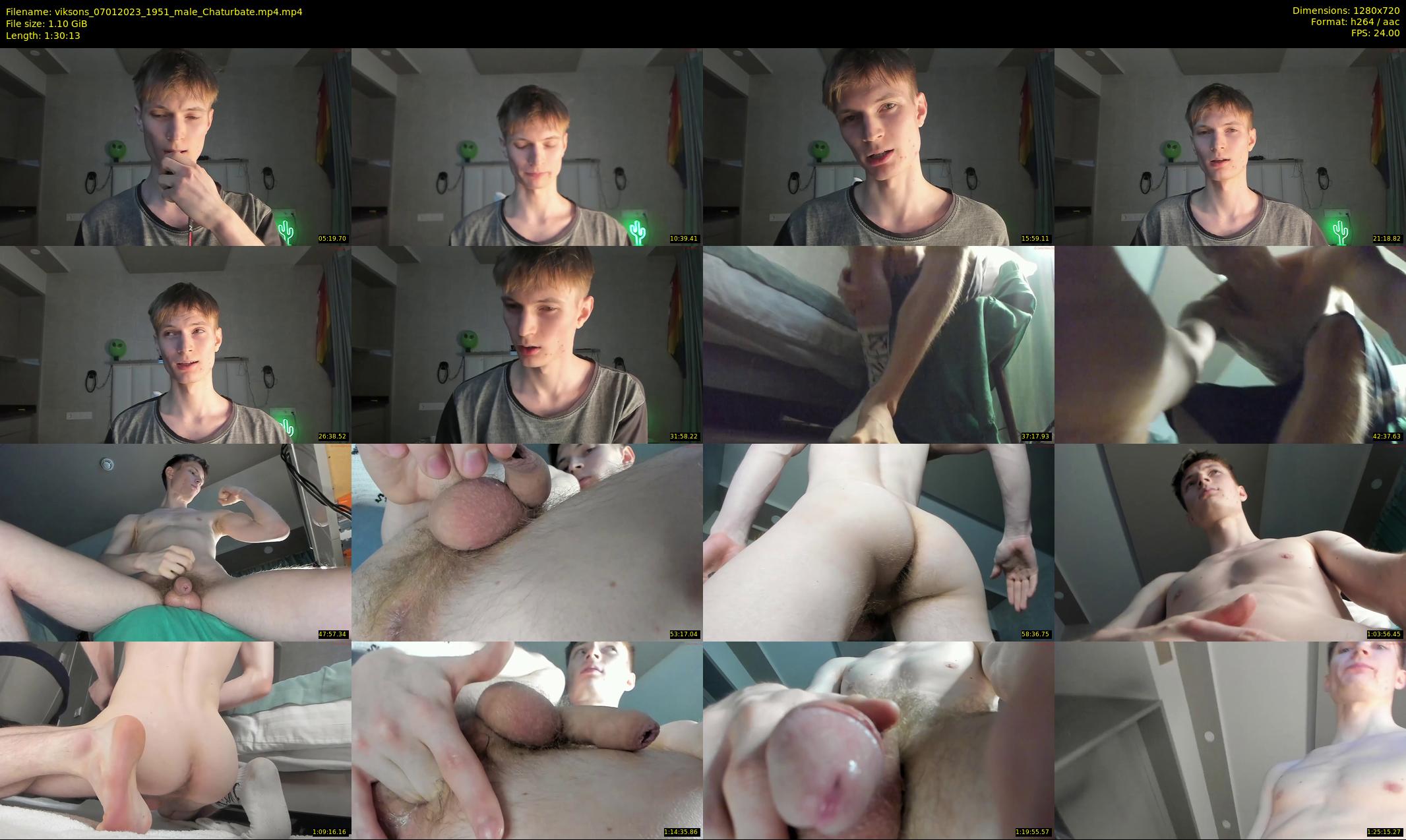 viksons — 91 minute Chaturbate male cam show recording, 720p, Jan 7, 2023