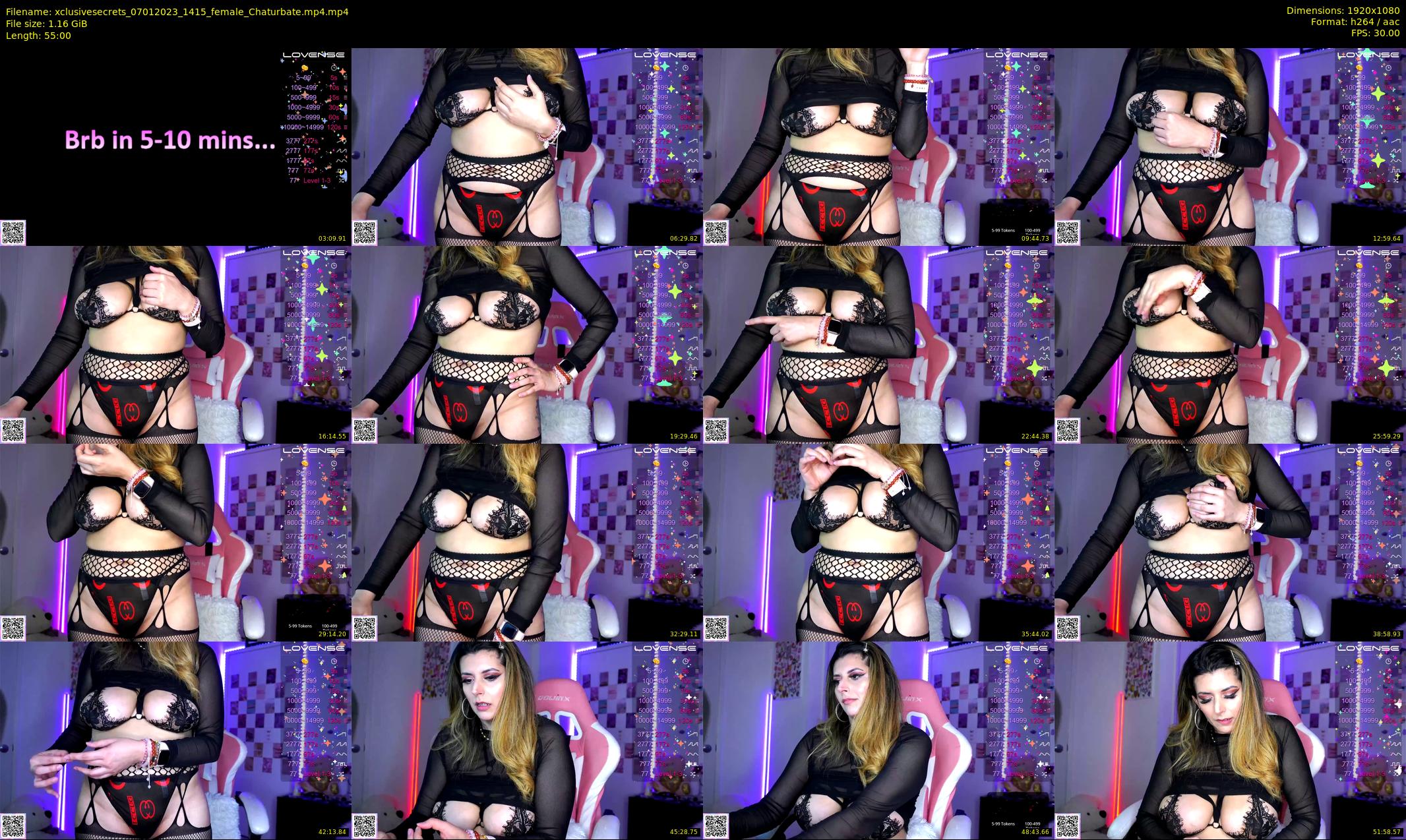xclusivesecrets — 55 minute Chaturbate female cam show recording, 1080p, Jan 7, 2023