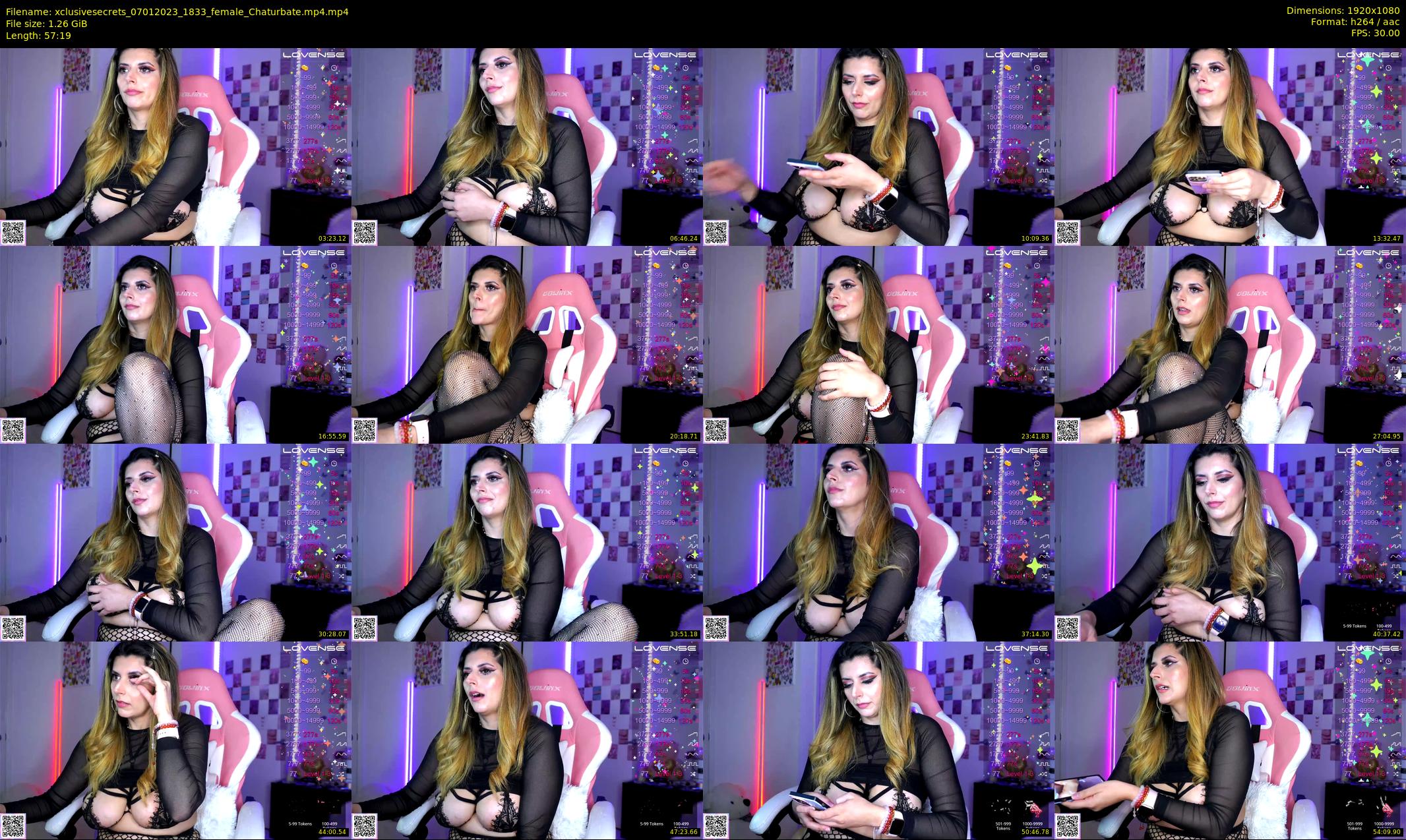 xclusivesecrets — 58 minute Chaturbate female cam show recording, 1080p, Jan 7, 2023