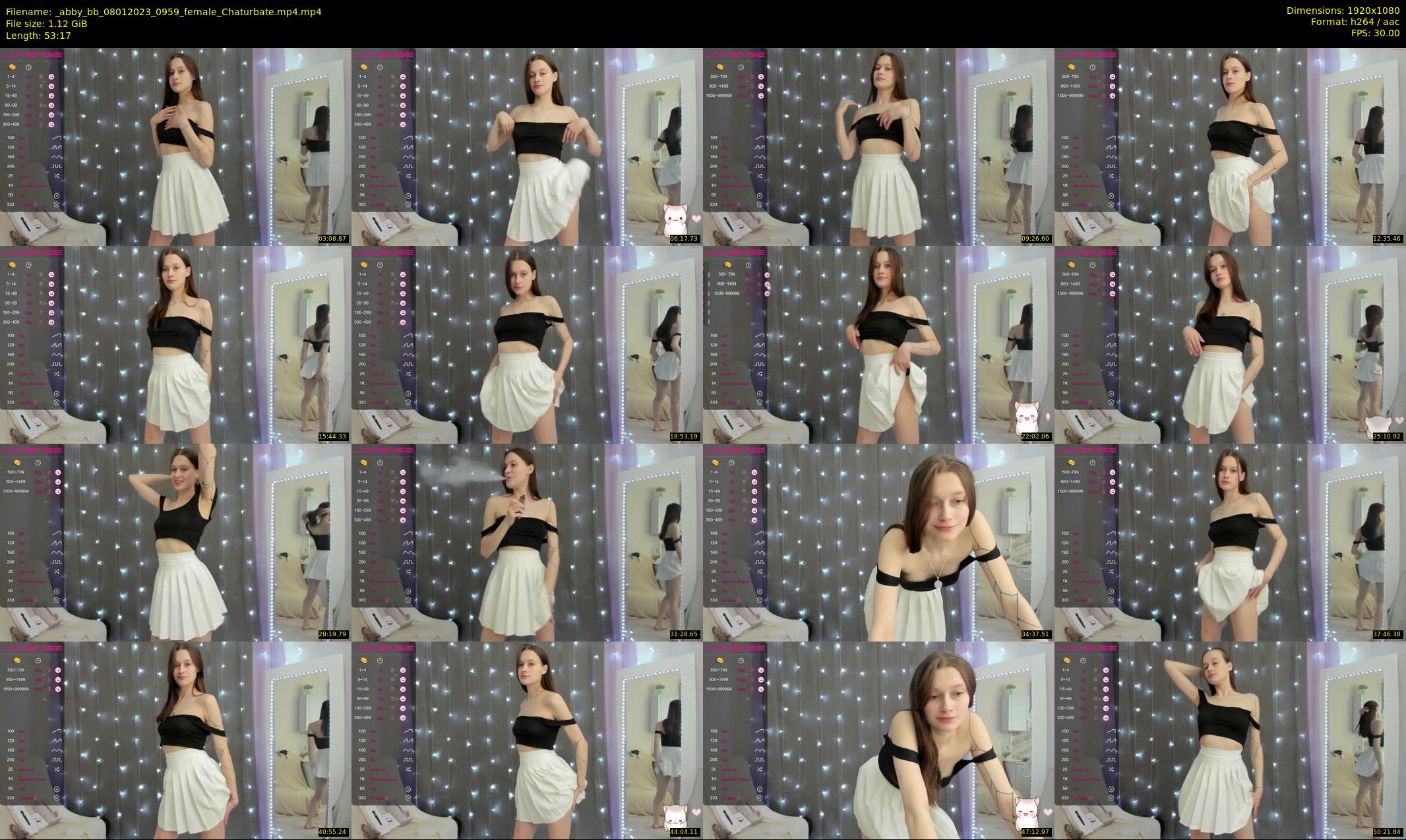 _abby_bb — 54 minute Chaturbate female cam show recording, 1080p, Jan 8, 2023