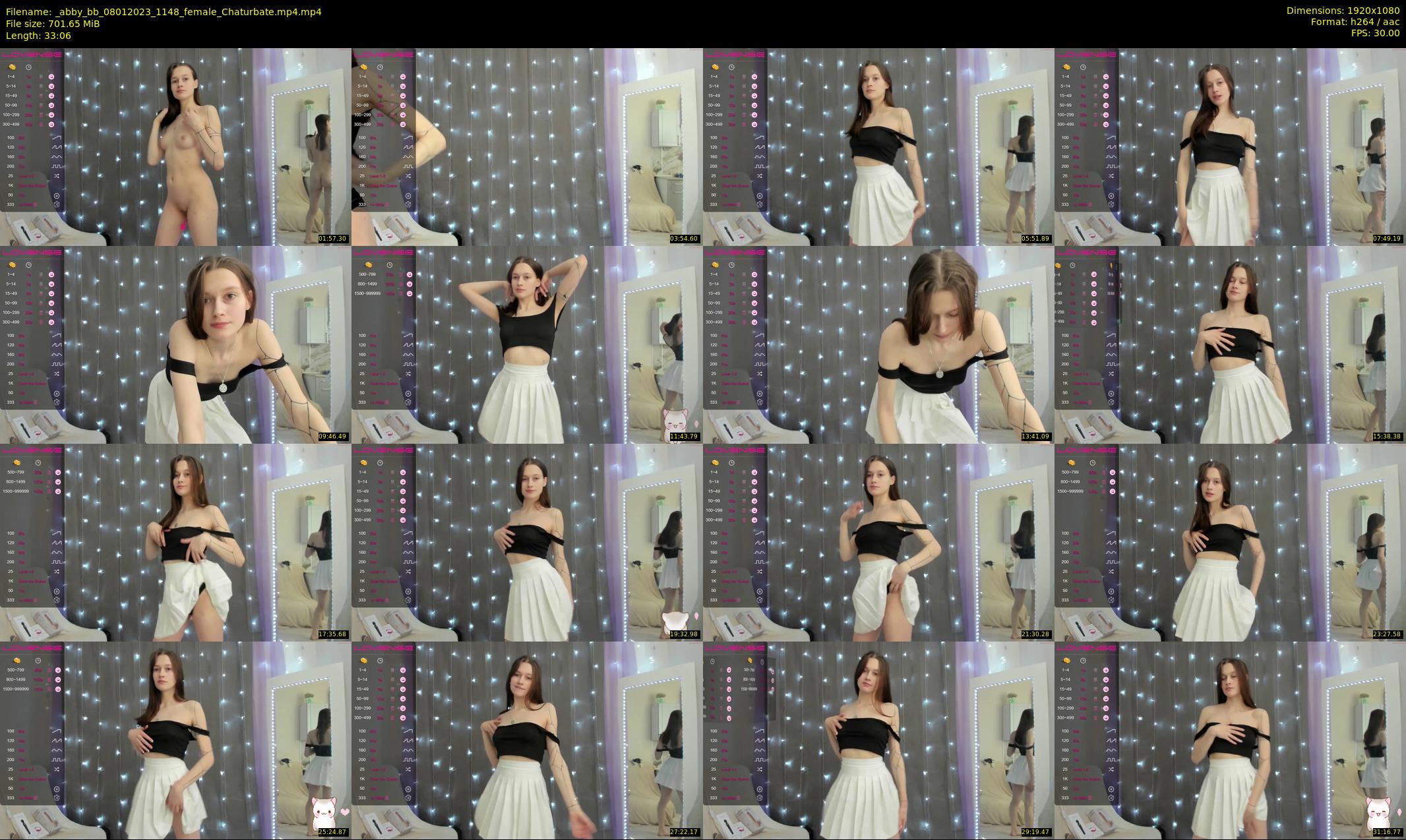 _abby_bb — 34 minute Chaturbate female cam show recording, 1080p, Jan 8, 2023