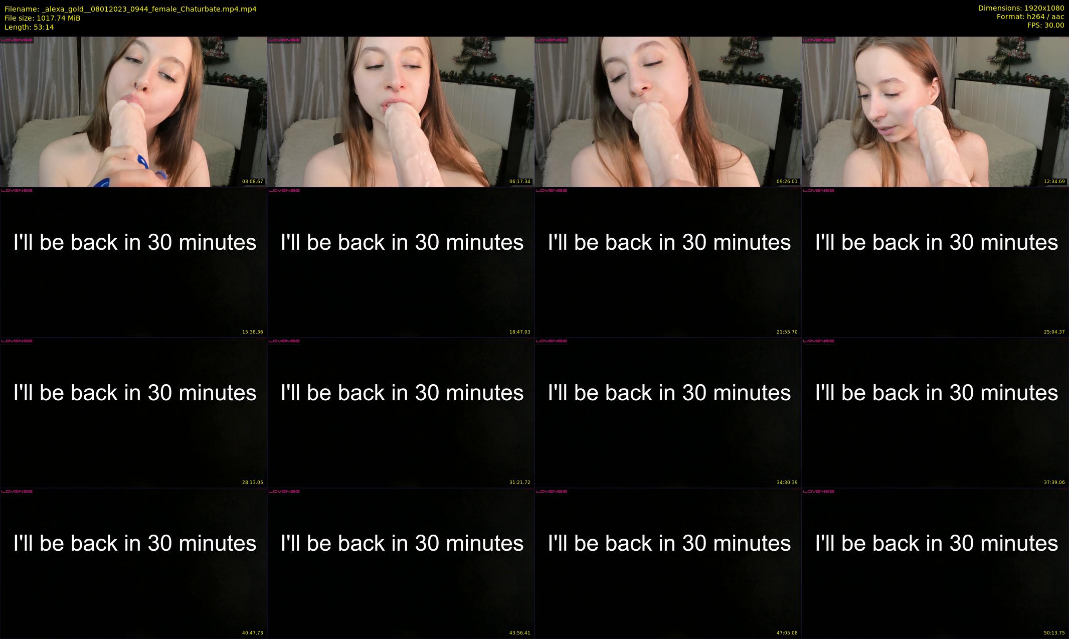 _alexa_gold_ — 54 minute Chaturbate female cam show recording, 1080p, Jan 8, 2023