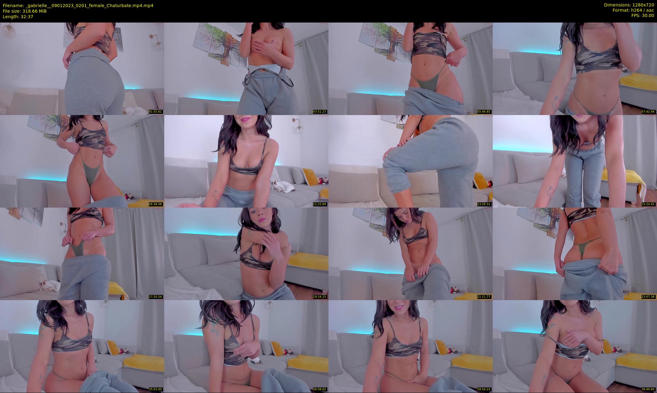 _gabrielle_ — 33 minute Chaturbate female cam show recording, 720p, Jan 9, 2023