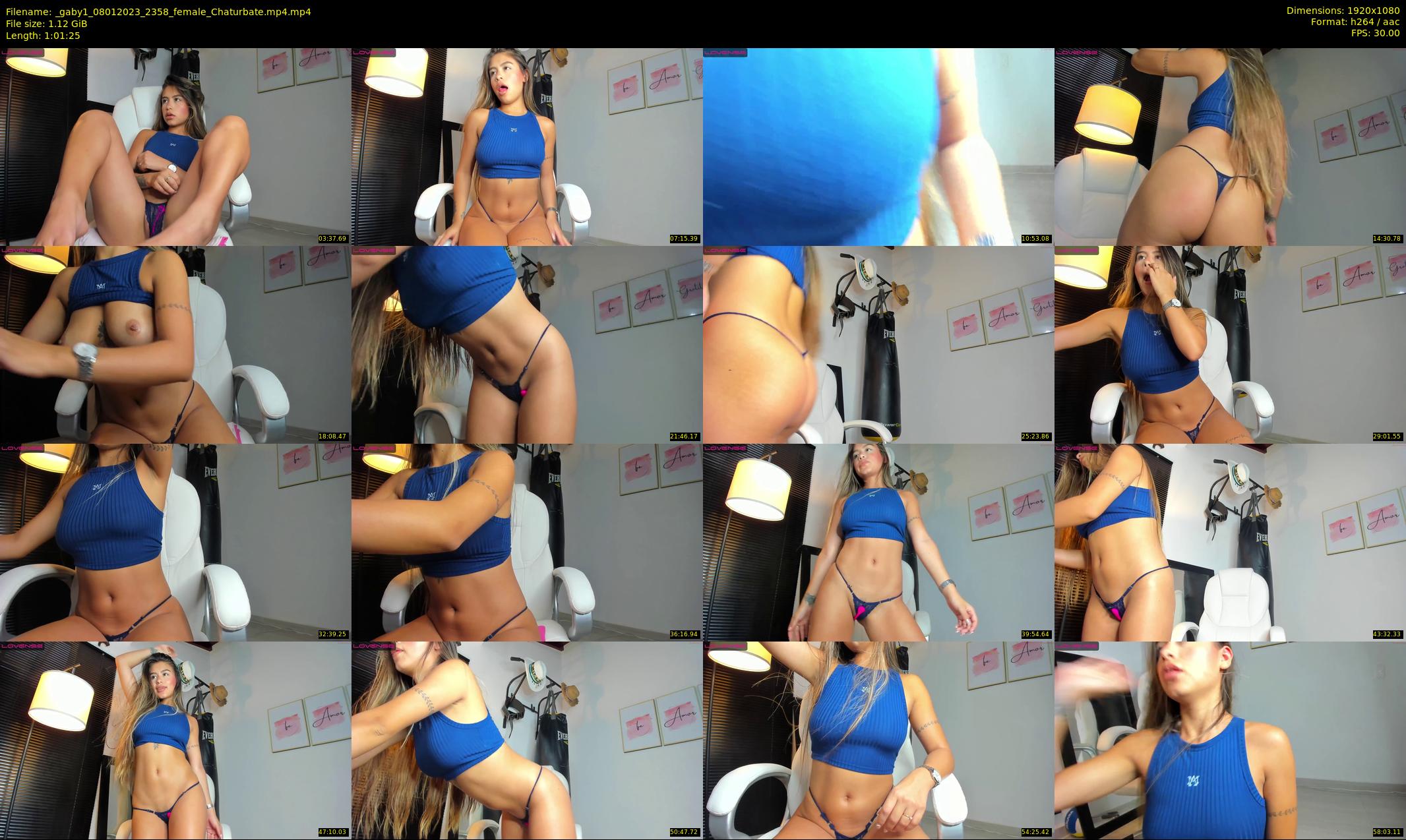 _gaby1 — 62 minute Chaturbate female cam show recording, 1080p, Jan 8, 2023