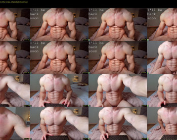 adam_muscle_ — 46 minute Chaturbate male cam show recording, 1080p, Jan 9, 2023