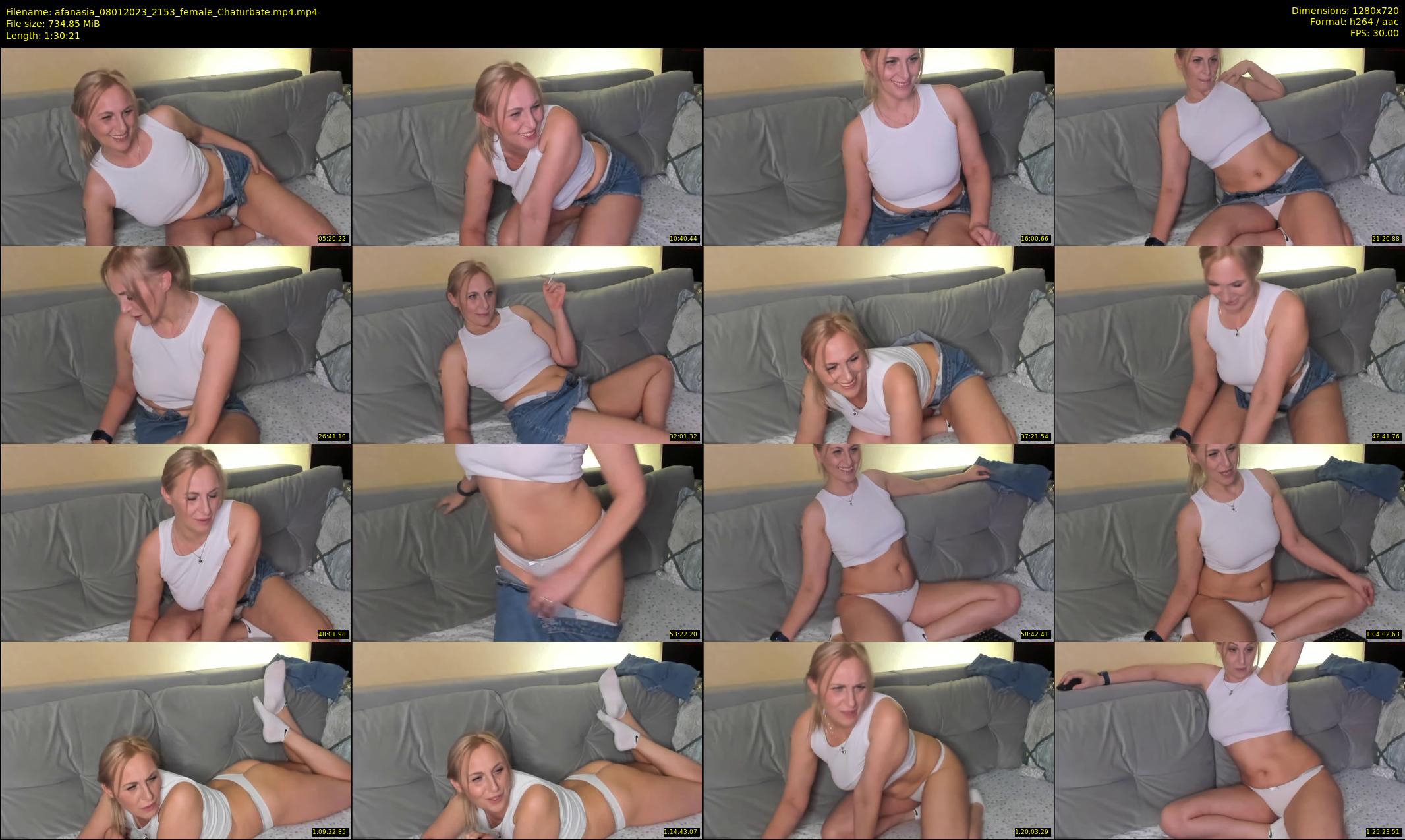 afanasia — 91 minute Chaturbate female cam show recording, 720p, Jan 8, 2023
