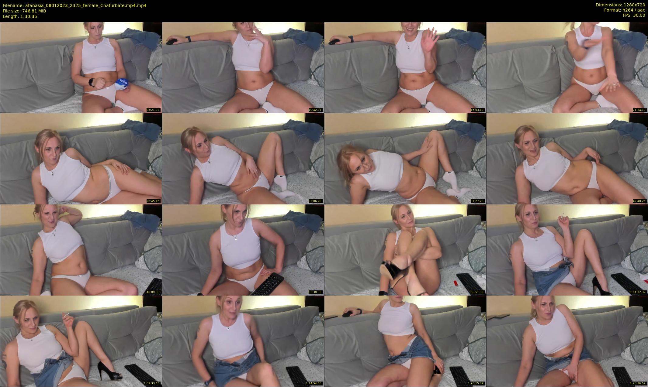 afanasia — 91 minute Chaturbate female cam show recording, 720p, Jan 8, 2023