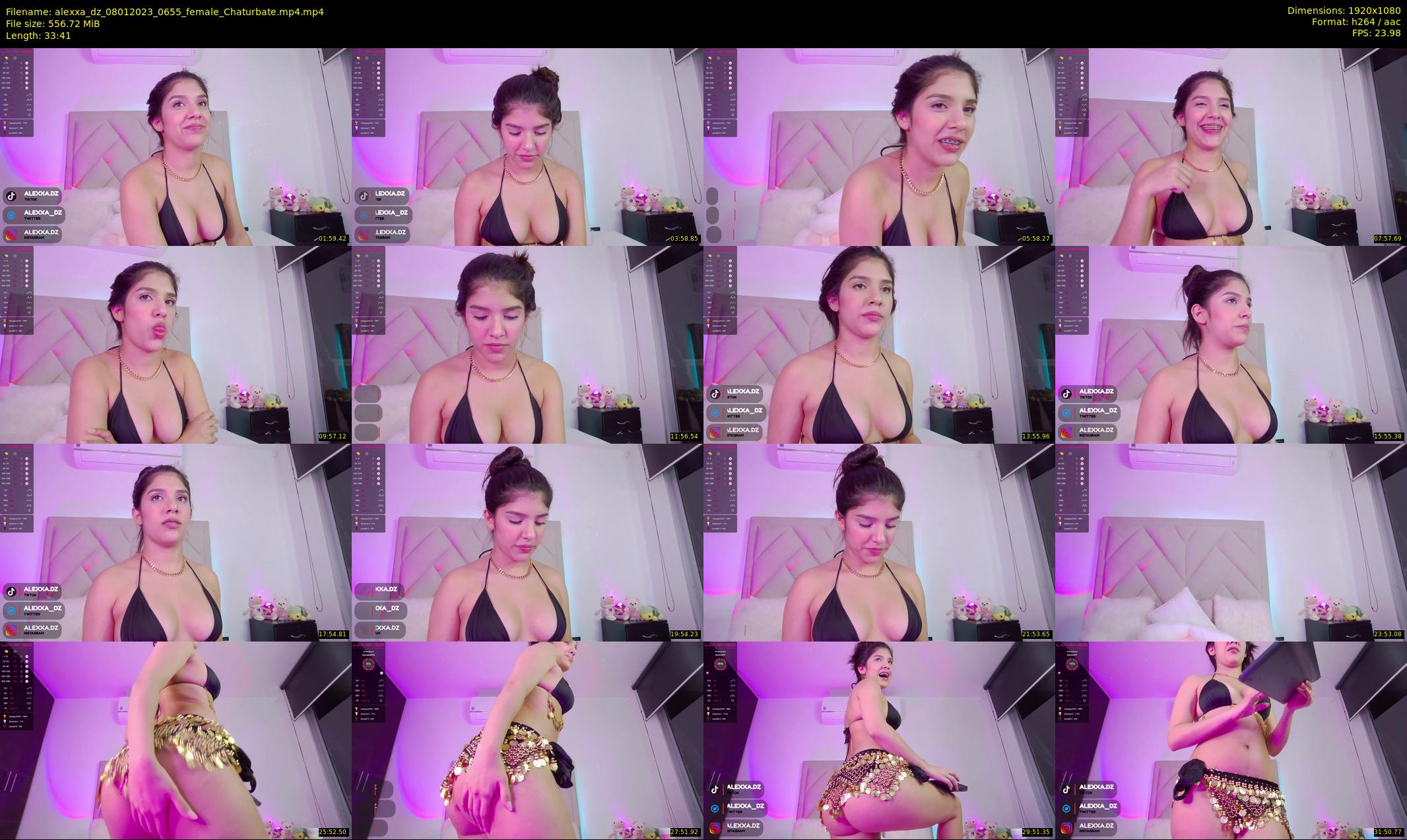 alexxa_dz — 34 minute Chaturbate female cam show recording, 1080p, Jan 8, 2023