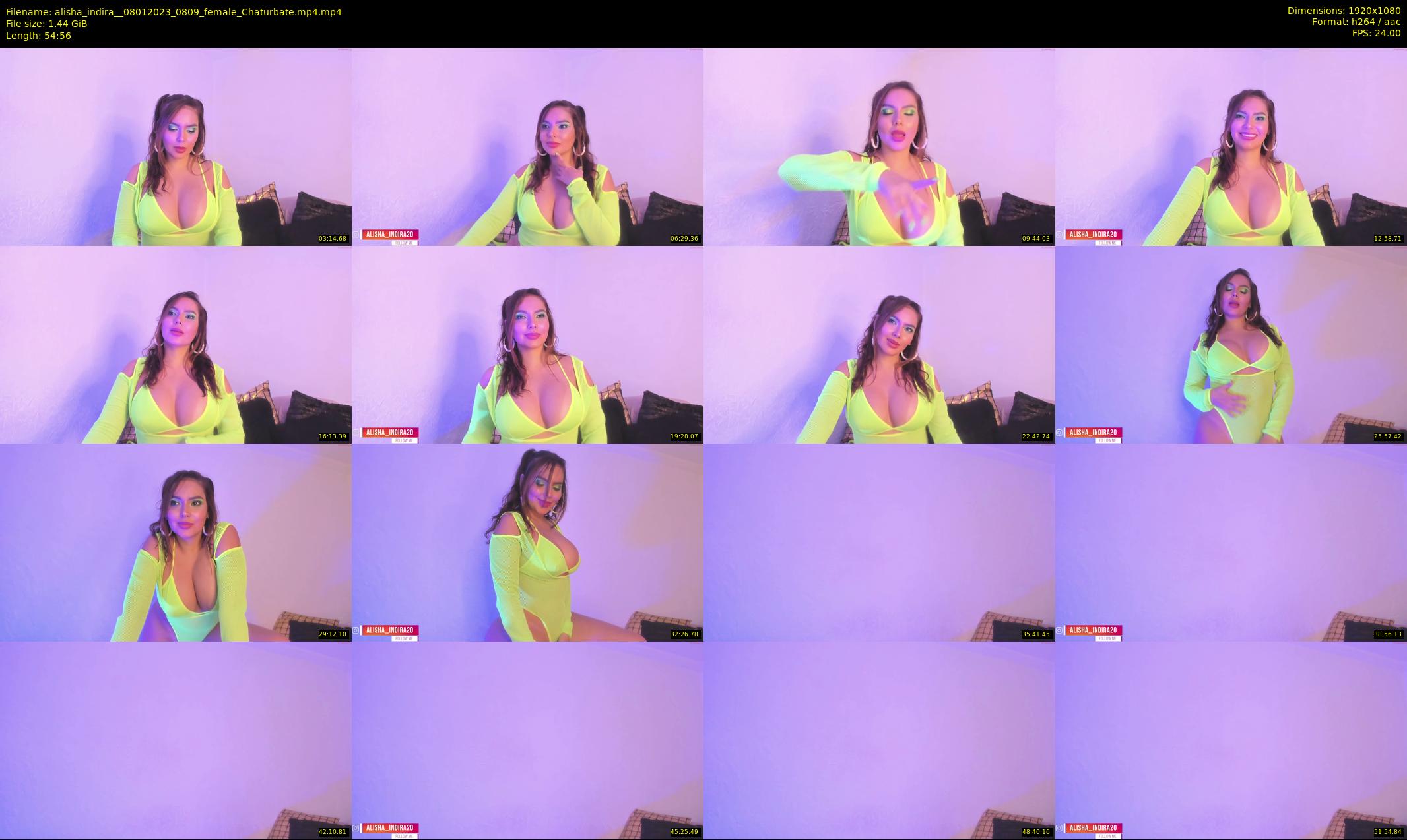 alisha_indira_ — 55 minute Chaturbate female cam show recording, 1080p, Jan 8, 2023