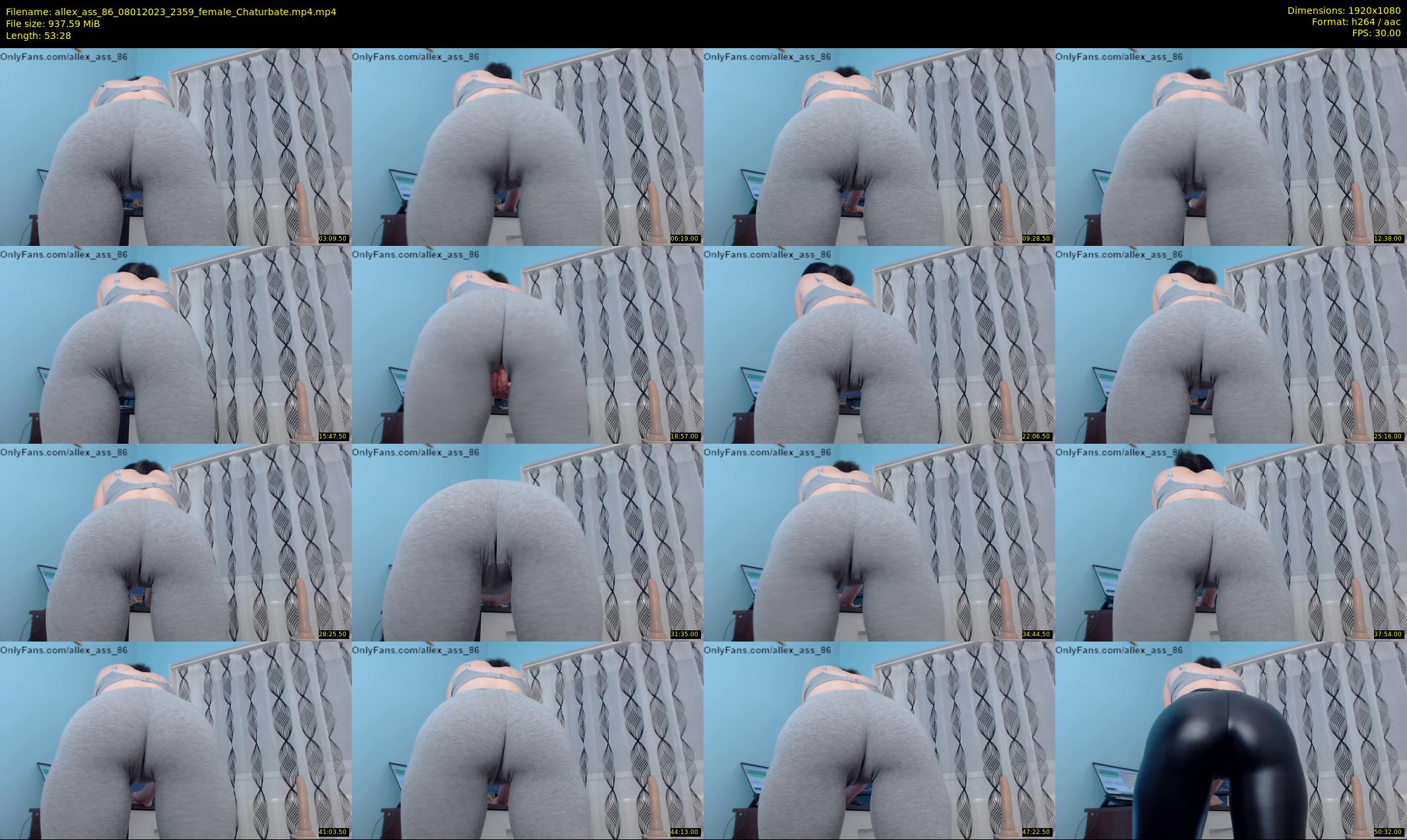allex_ass_86 — 54 minute Chaturbate female cam show recording, 1080p, Jan 8, 2023