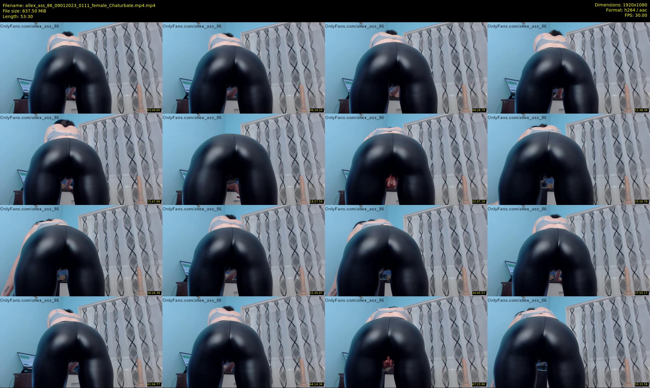 allex_ass_86 — 54 minute Chaturbate female cam show recording, 1080p, Jan 9, 2023