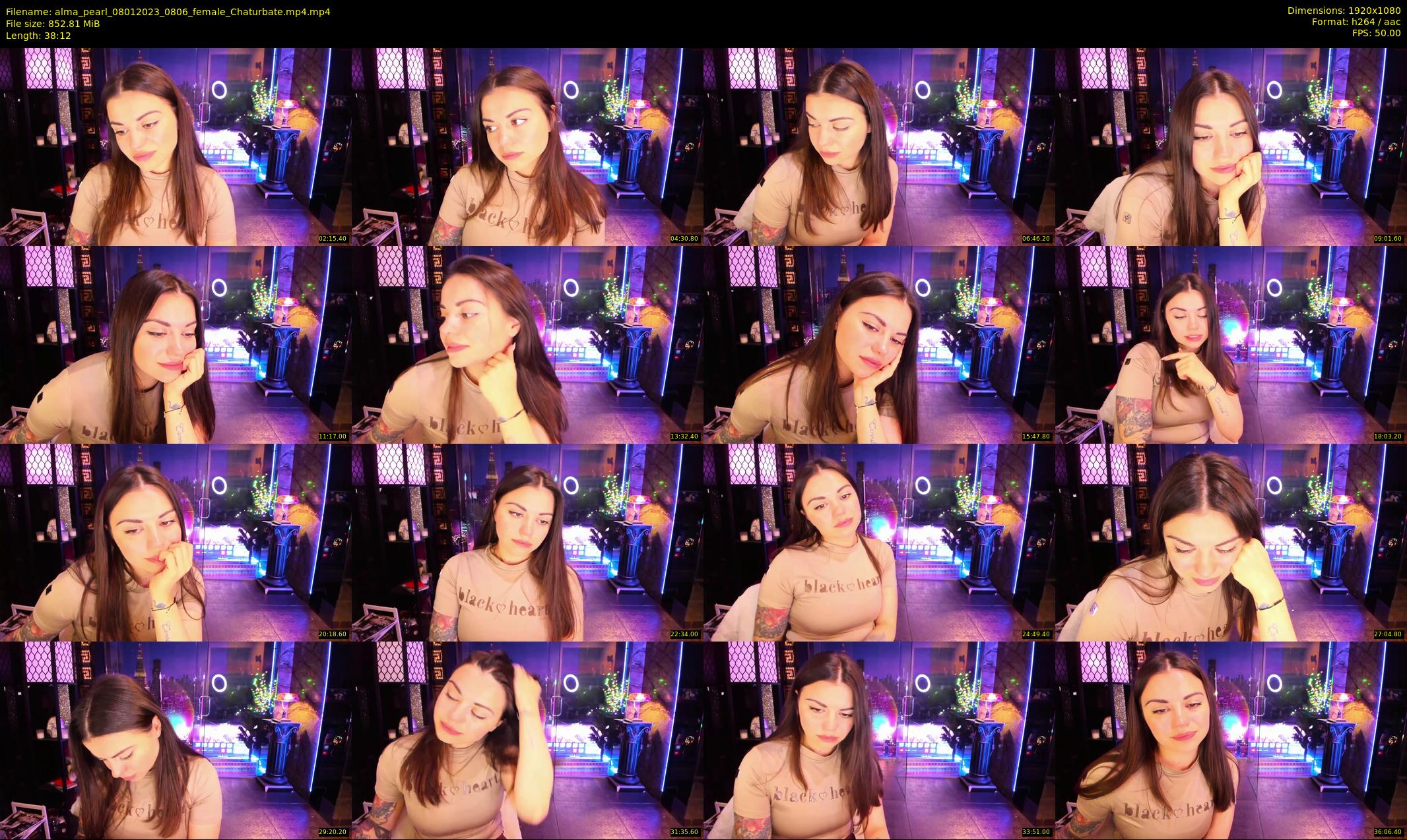 alma_pearl — 39 minute Chaturbate female cam show recording, 1080p, Jan 8, 2023