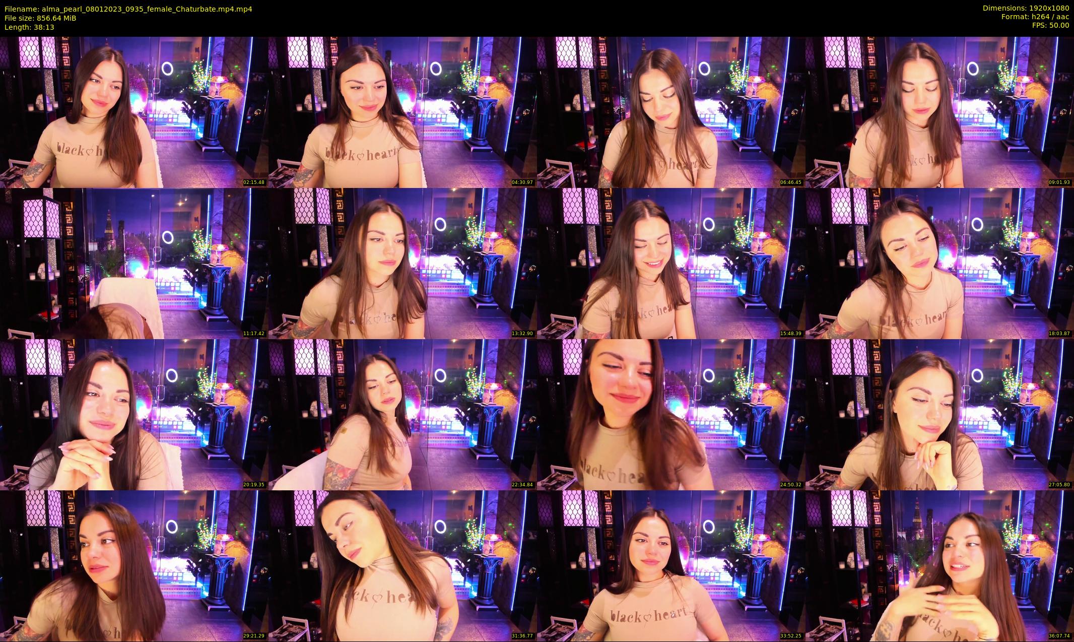 alma_pearl — 39 minute Chaturbate female cam show recording, 1080p, Jan 8, 2023