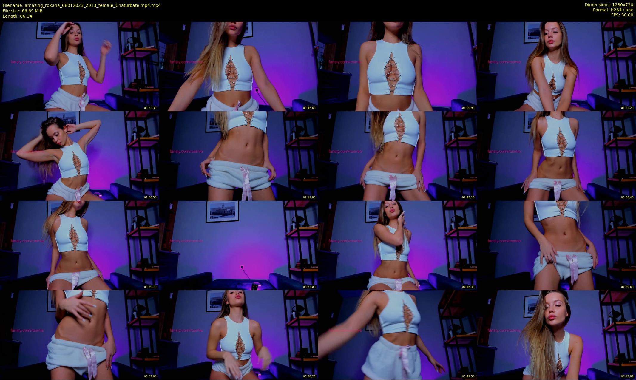 amazing_roxana — 7 minute Chaturbate female cam show recording, 720p, Jan 8, 2023