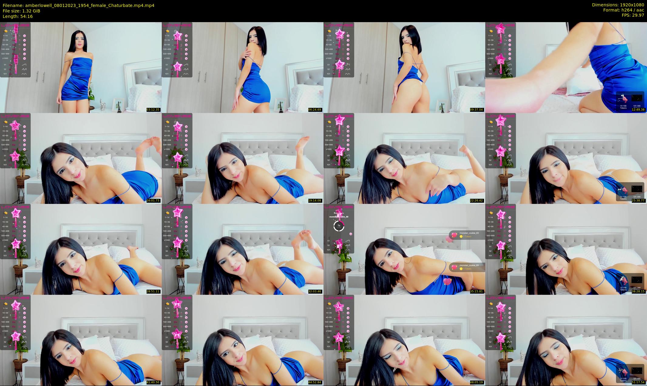 amberlowell — 55 minute Chaturbate female cam show recording, 1080p, Jan 8, 2023