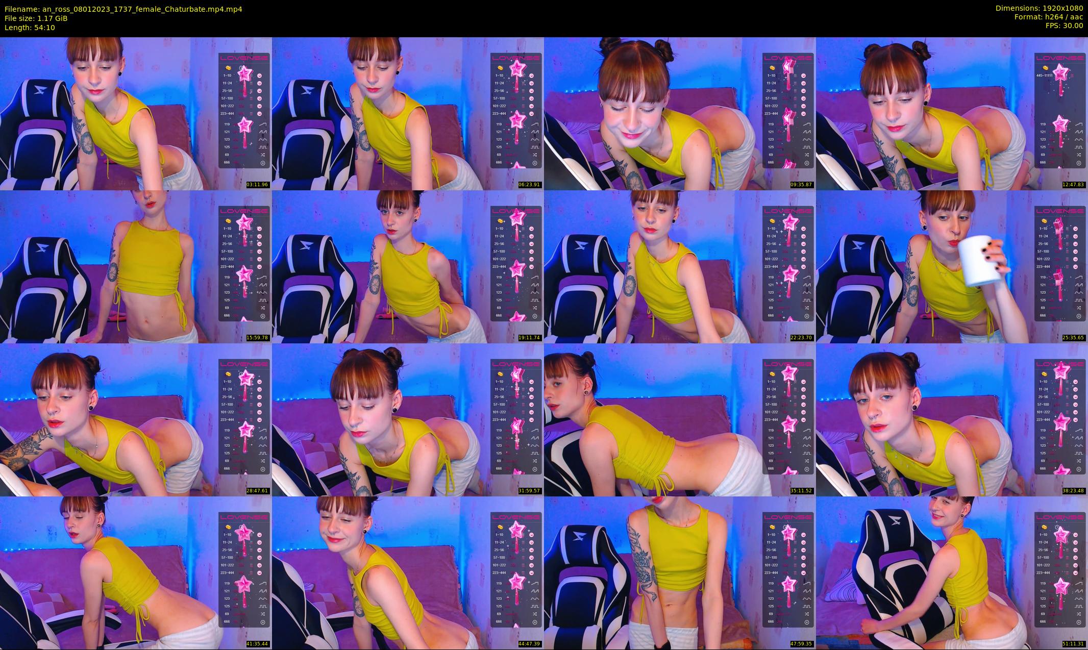 an_ross — 55 minute Chaturbate female cam show recording, 1080p, Jan 8, 2023