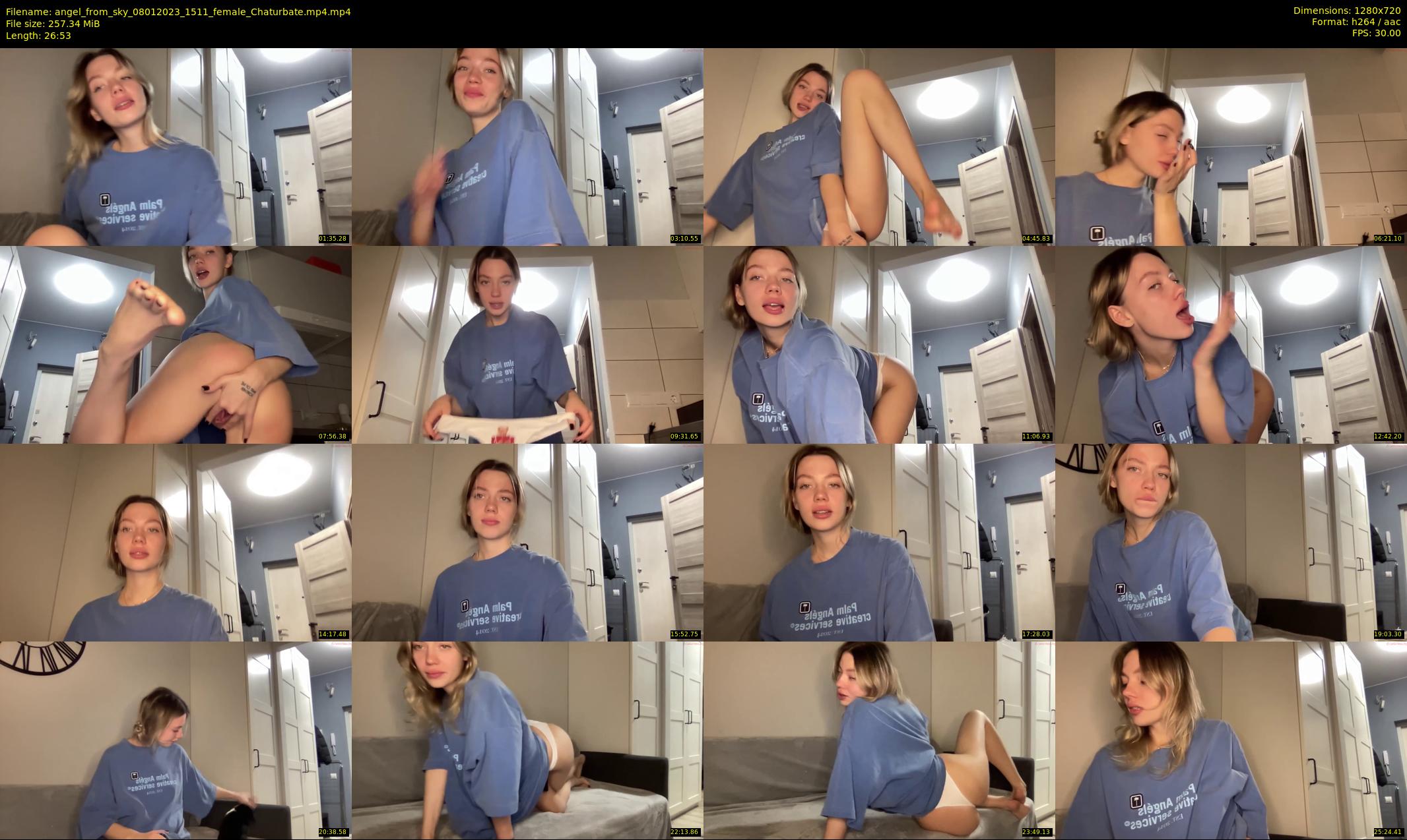 angel_from_sky — 27 minute Chaturbate female cam show recording, 720p, Jan 8, 2023