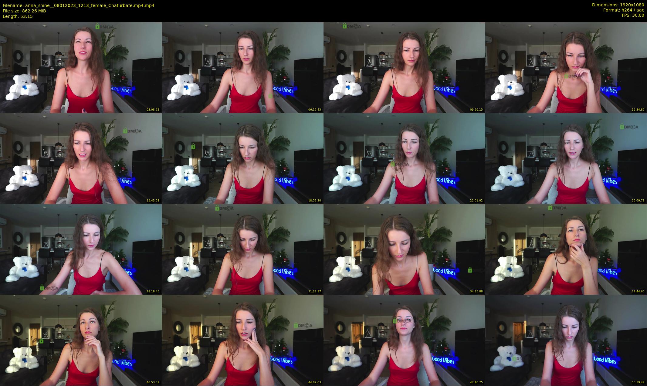 anna_shine_ — 54 minute Chaturbate female cam show recording, 1080p, Jan 8, 2023