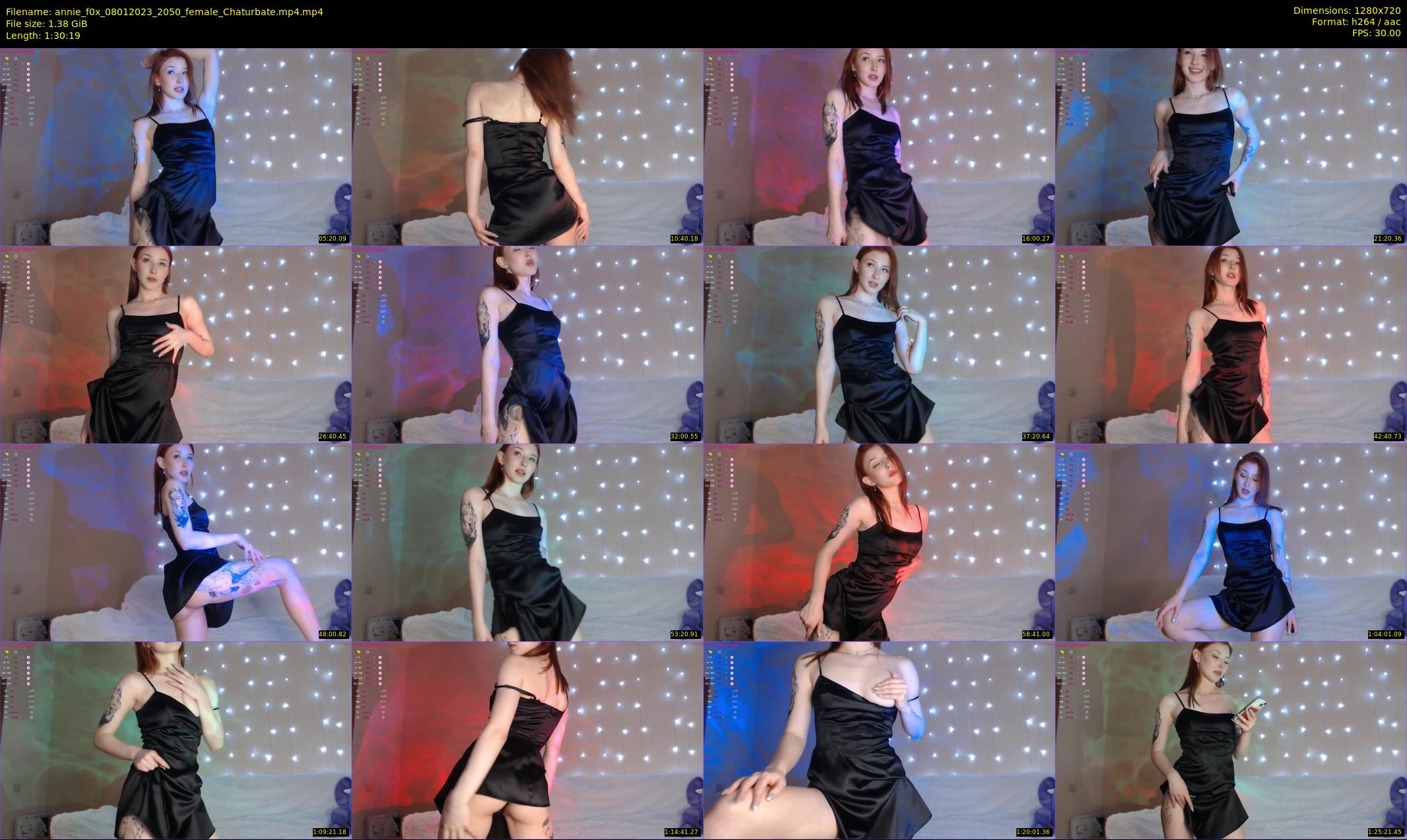 annie_f0x — 91 minute Chaturbate female cam show recording, 720p, Jan 8, 2023