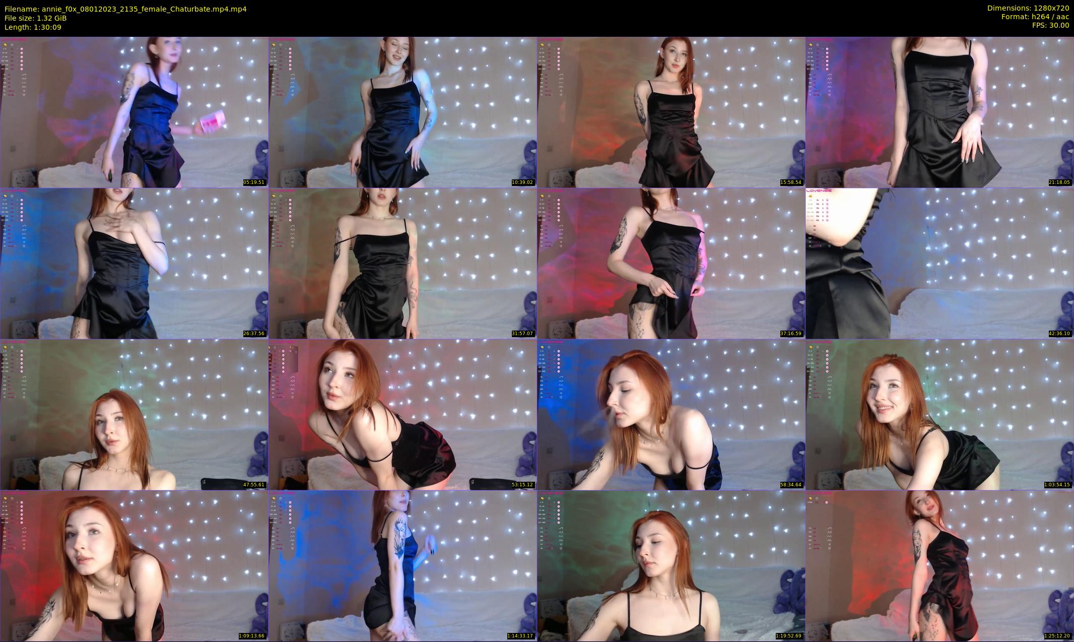 annie_f0x — 91 minute Chaturbate female cam show recording, 720p, Jan 8, 2023