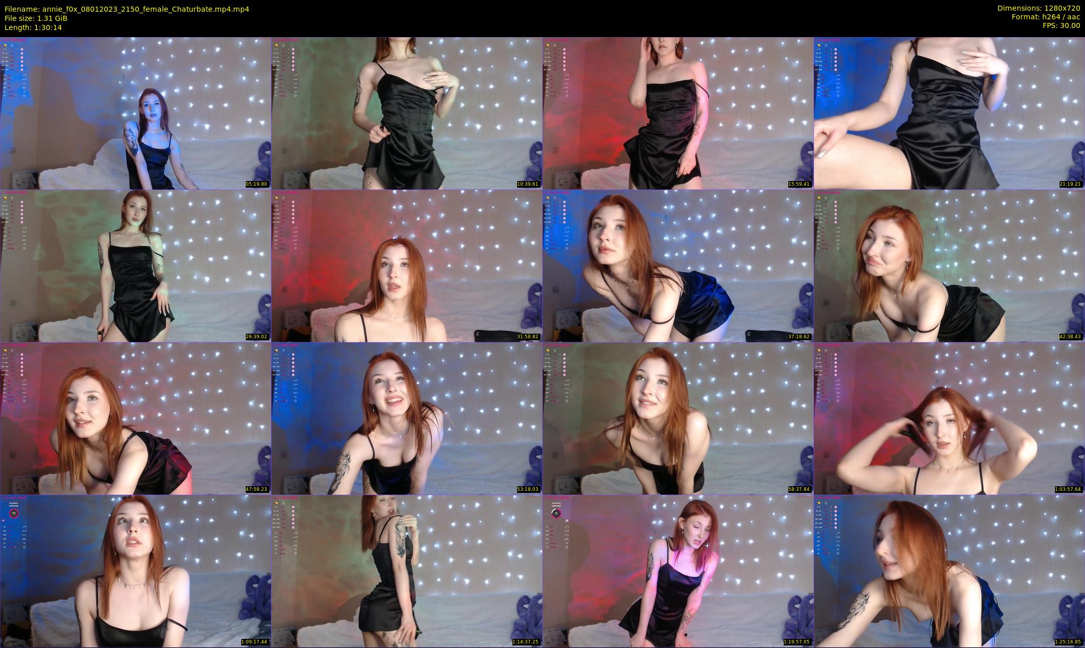 annie_f0x — 91 minute Chaturbate female cam show recording, 720p, Jan 8, 2023