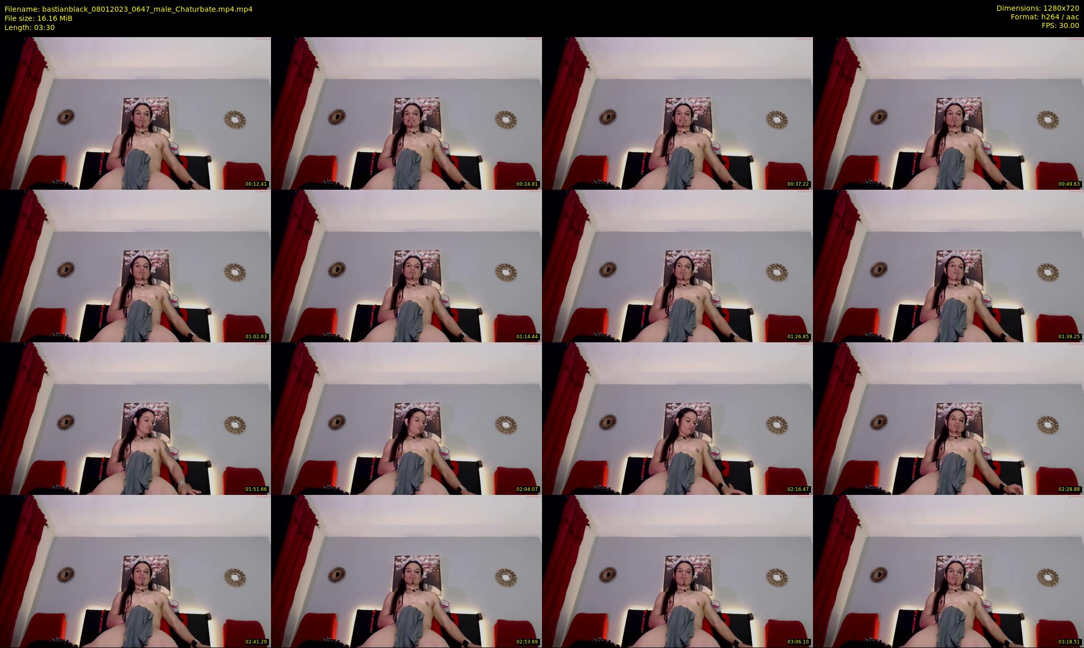 bastianblack — 4 minute Chaturbate male cam show recording, 720p, Jan 8, 2023