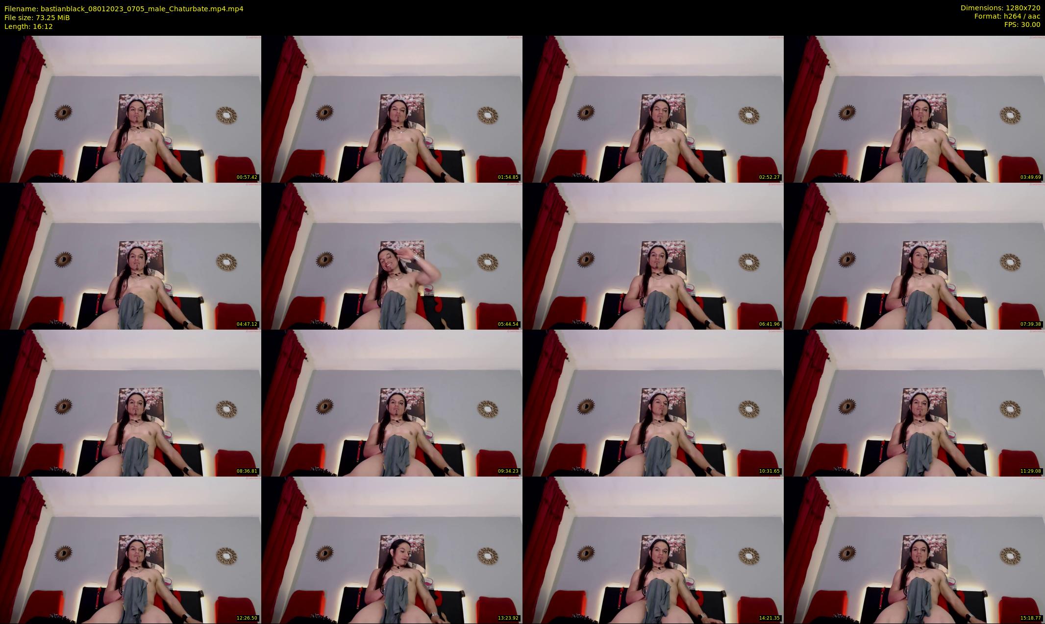 bastianblack — 17 minute Chaturbate male cam show recording, 720p, Jan 8, 2023