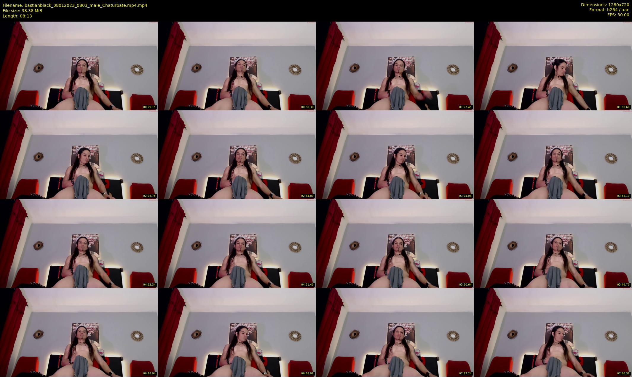 bastianblack — 9 minute Chaturbate male cam show recording, 720p, Jan 8, 2023