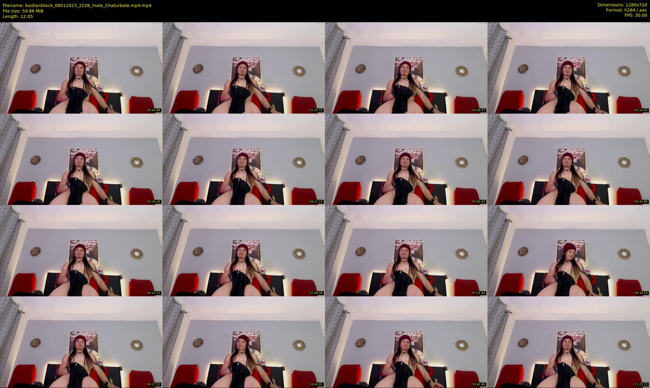 bastianblack — 13 minute Chaturbate male cam show recording, 720p, Jan 8, 2023