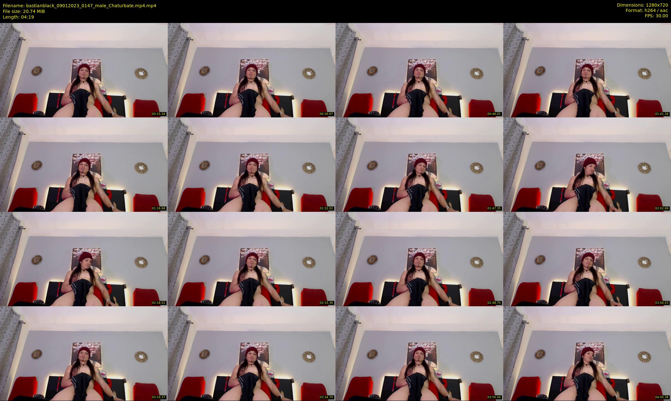 bastianblack — 5 minute Chaturbate male cam show recording, 720p, Jan 9, 2023