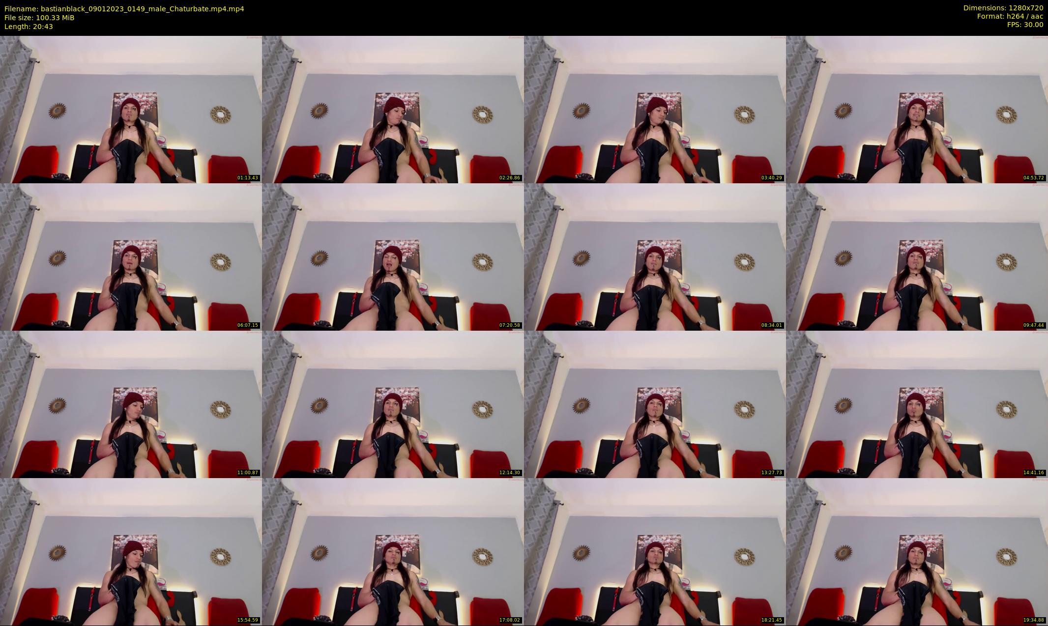 bastianblack — 21 minute Chaturbate male cam show recording, 720p, Jan 9, 2023