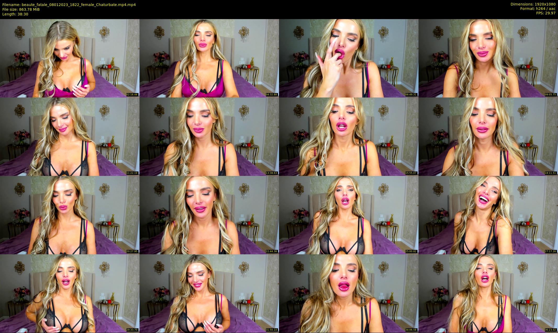 beaute_fatale — 39 minute Chaturbate female cam show recording, 1080p, Jan 8, 2023