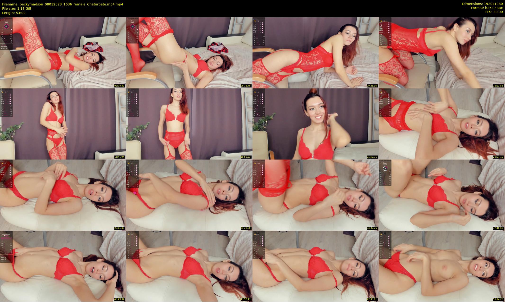 beckymadson — 54 minute Chaturbate female cam show recording, 1080p, Jan 8, 2023