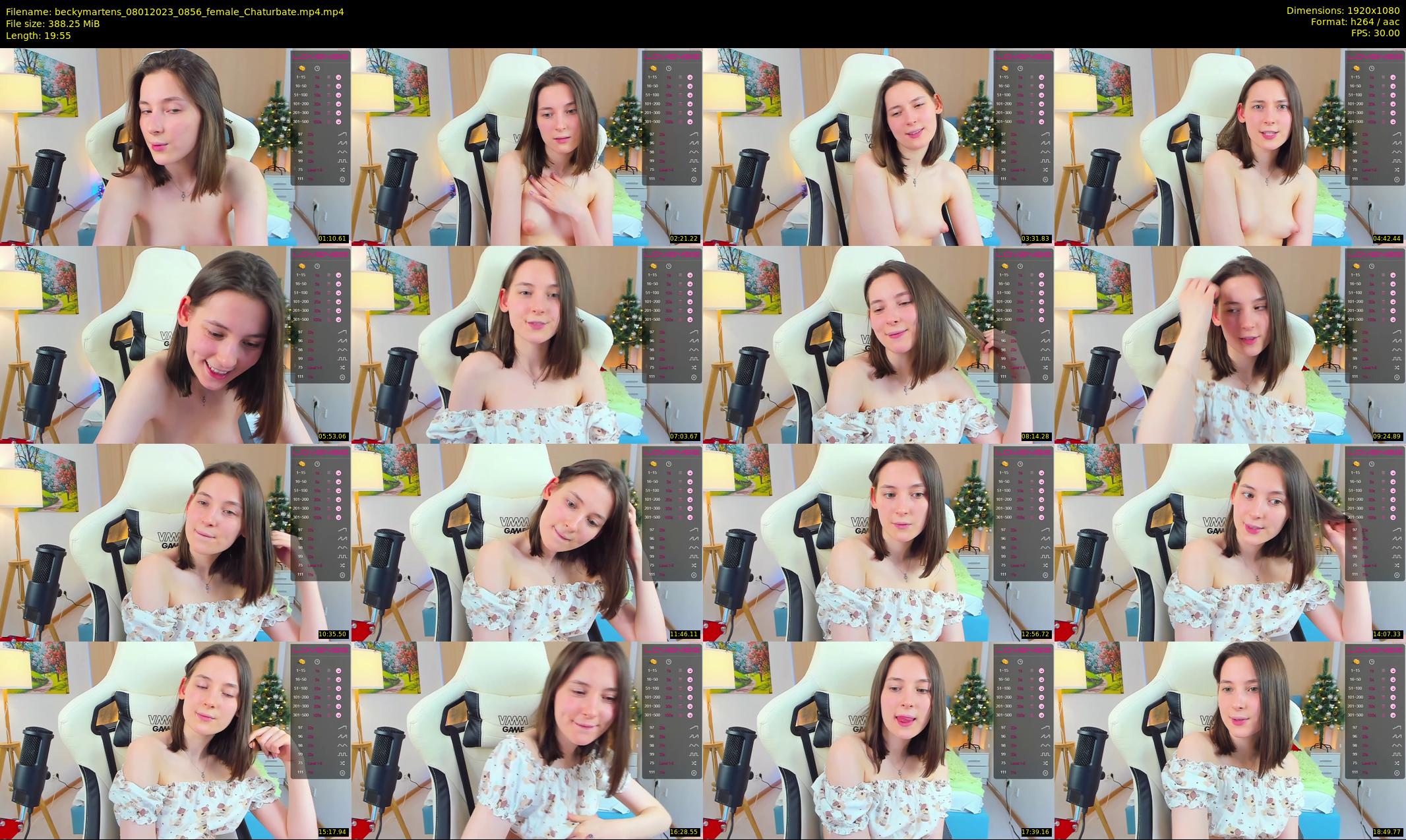 beckymartens — 20 minute Chaturbate female cam show recording, 1080p, Jan 8, 2023