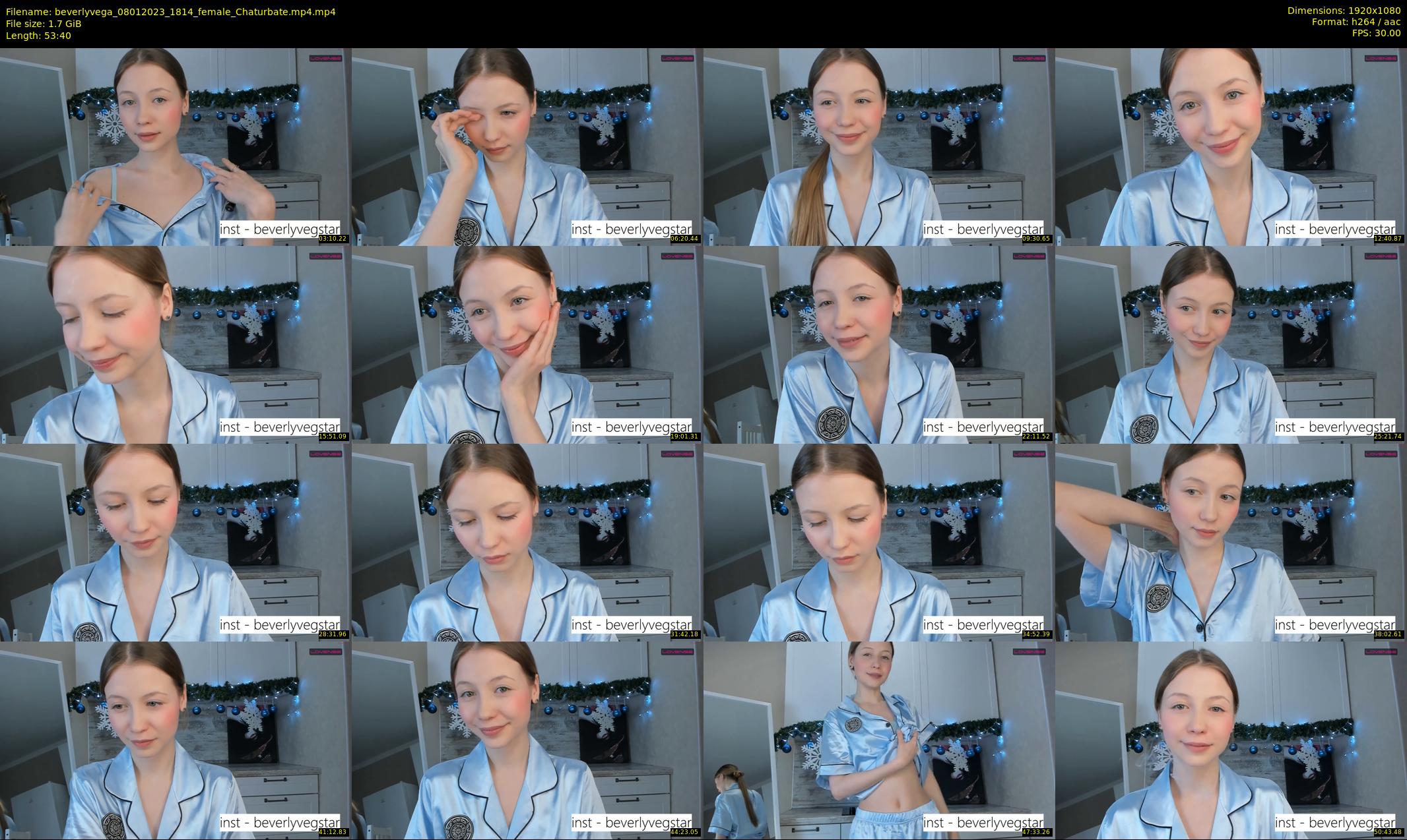 beverlyvega — 54 minute Chaturbate couple cam show recording, 1080p, Jan 8, 2023