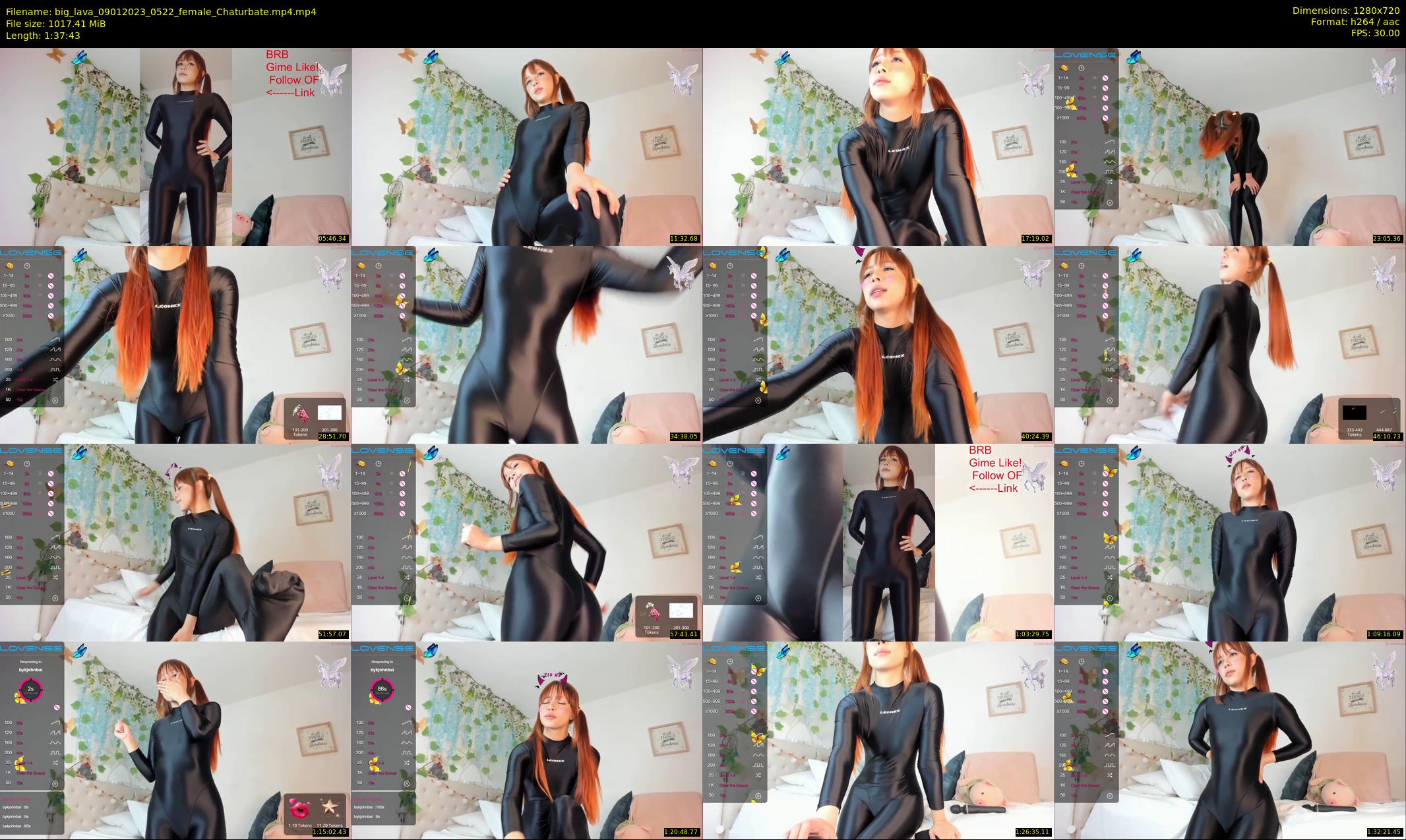 big_lava — 98 minute Chaturbate female cam show recording, 720p, Jan 9, 2023