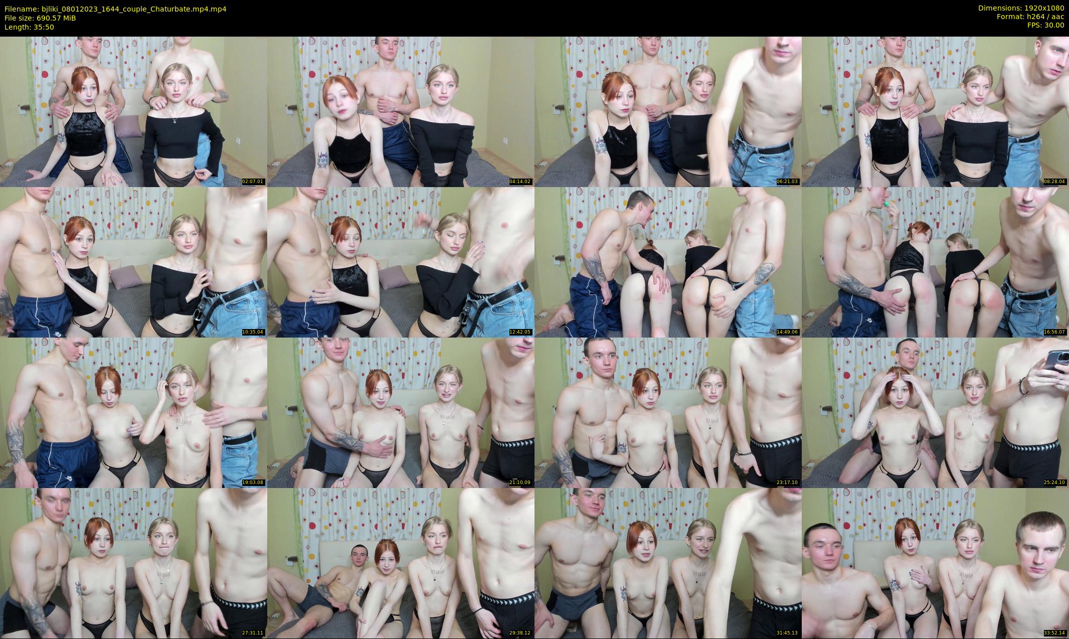 bjliki — 36 minute Chaturbate couple cam show recording, 1080p, Jan 8, 2023