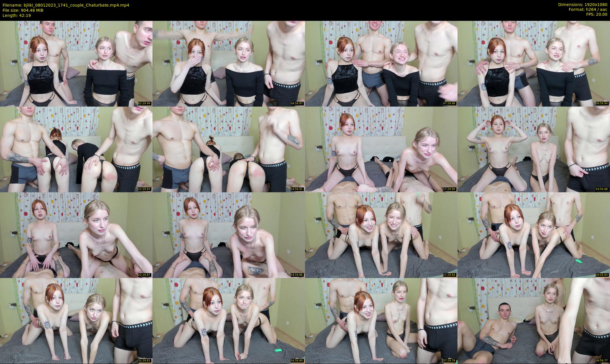 bjliki — 43 minute Chaturbate couple cam show recording, 1080p, Jan 8, 2023