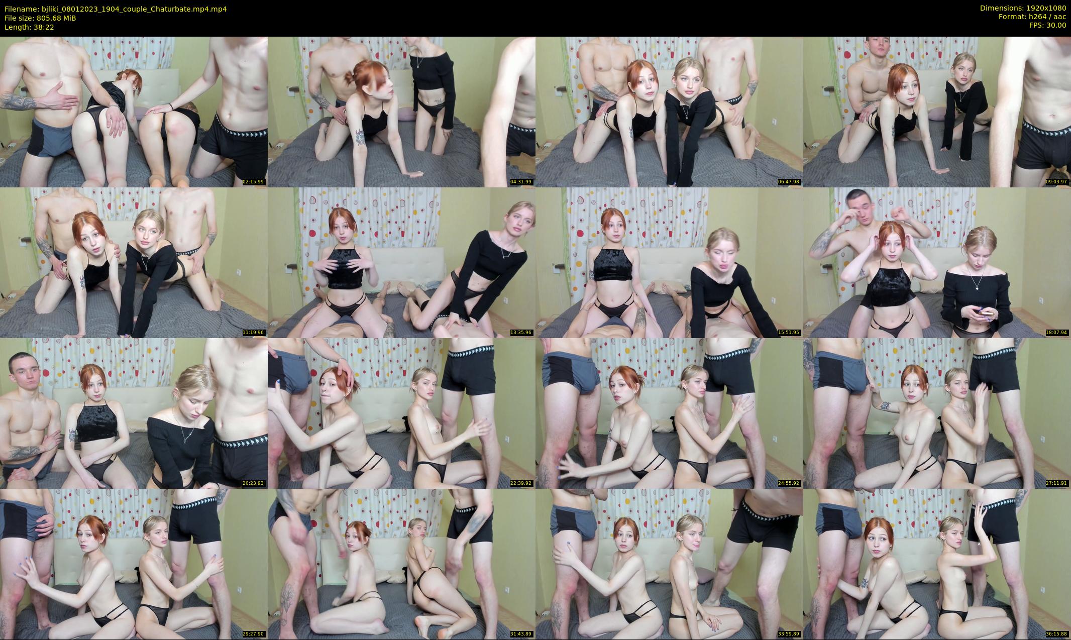 bjliki — 39 minute Chaturbate couple cam show recording, 1080p, Jan 8, 2023