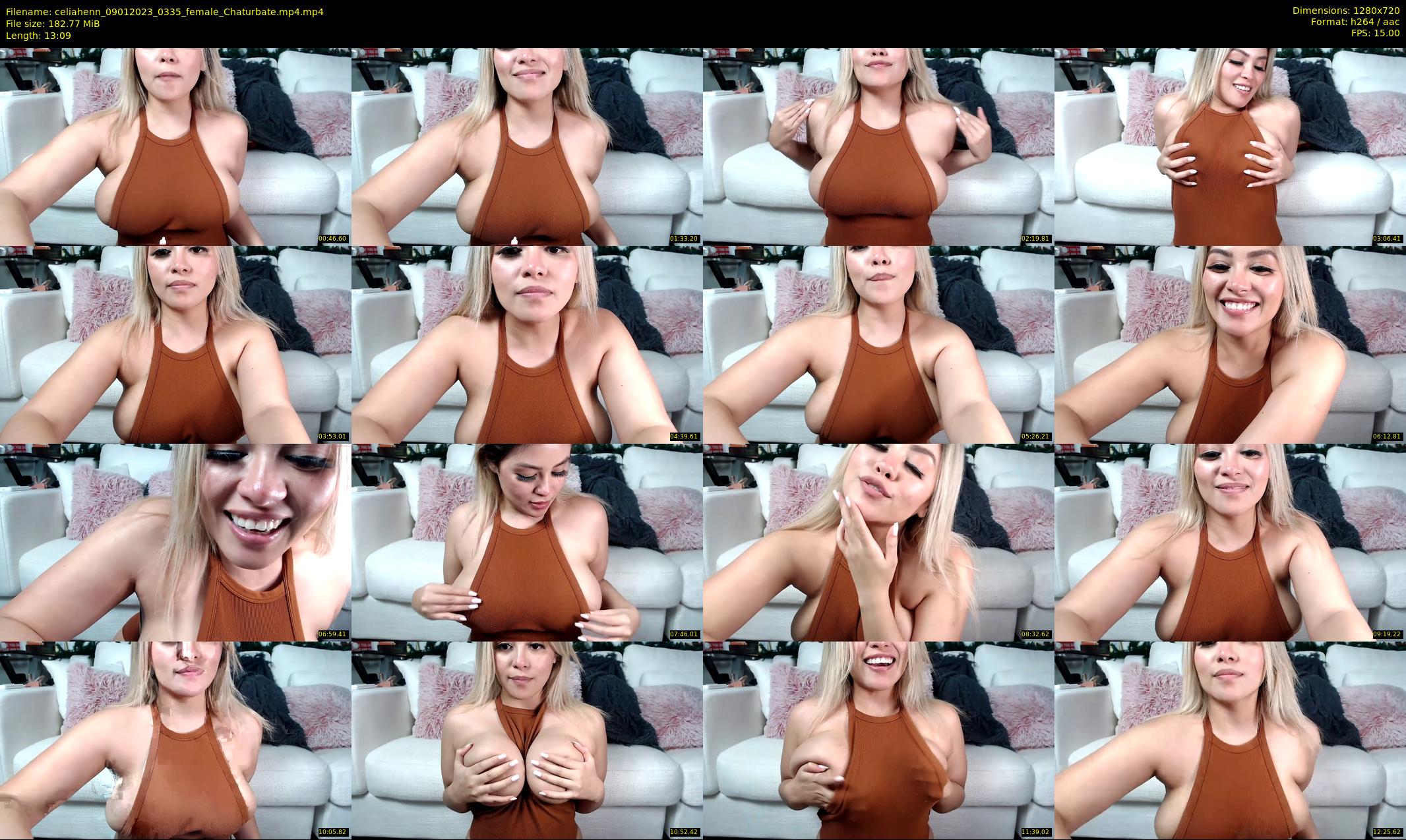 celiahenn — 14 minute Chaturbate female cam show recording, 720p, Jan 9, 2023