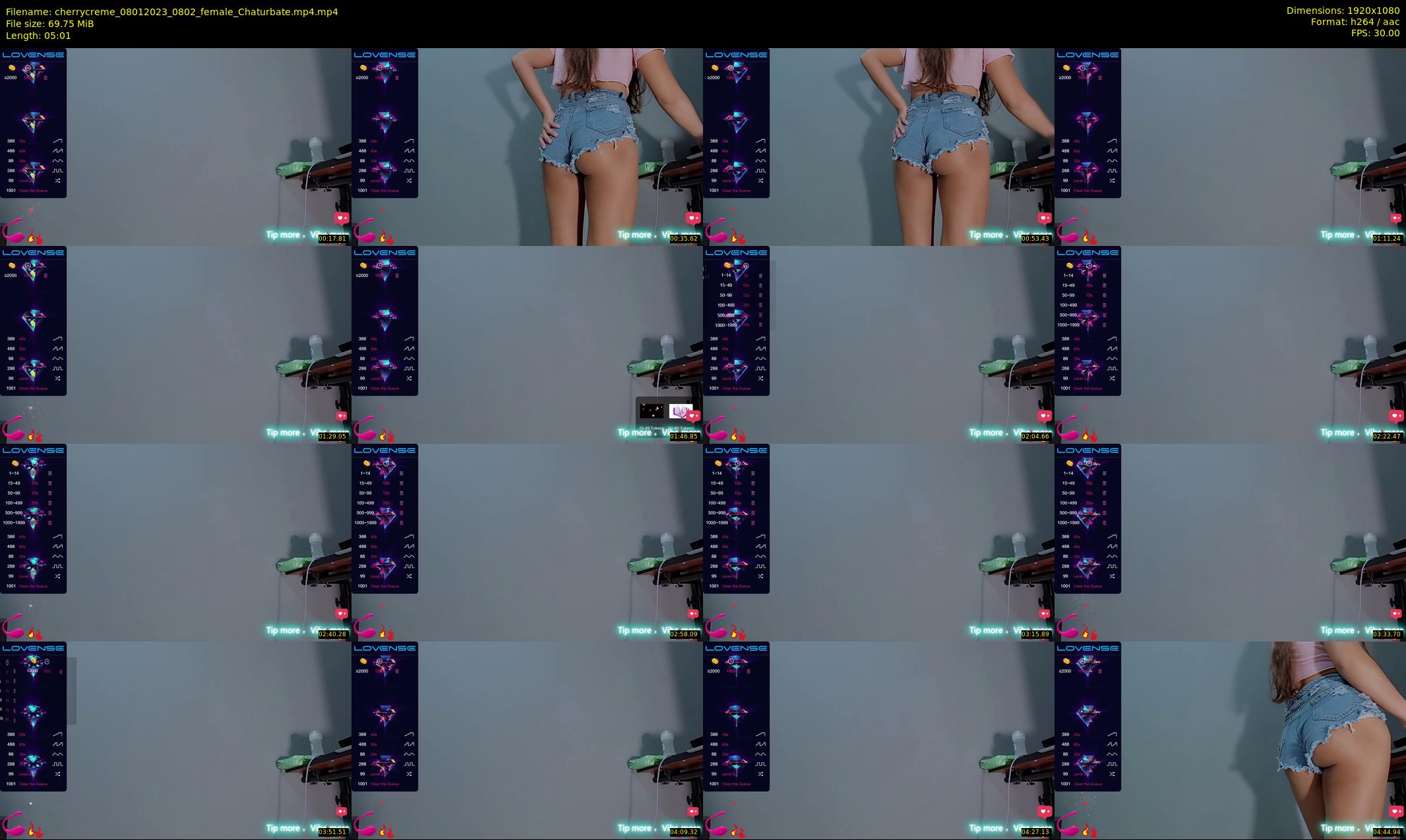 cherrycreme — 6 minute Chaturbate female cam show recording, 1080p, Jan 8, 2023